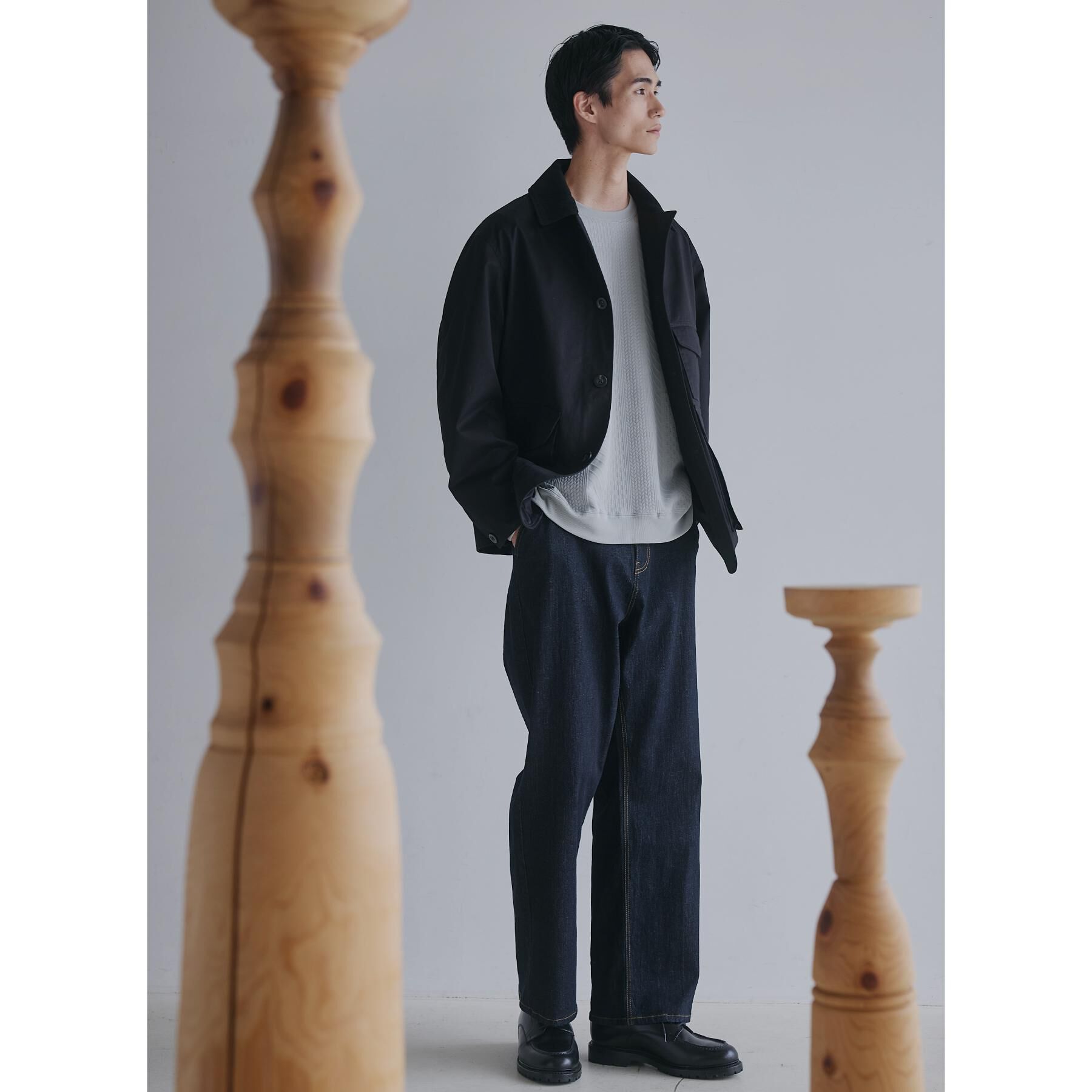 THE SHOP TK「デッキブルゾン 【手洗い可/リラックスシルエット】」|ブルゾン・スタジャン|