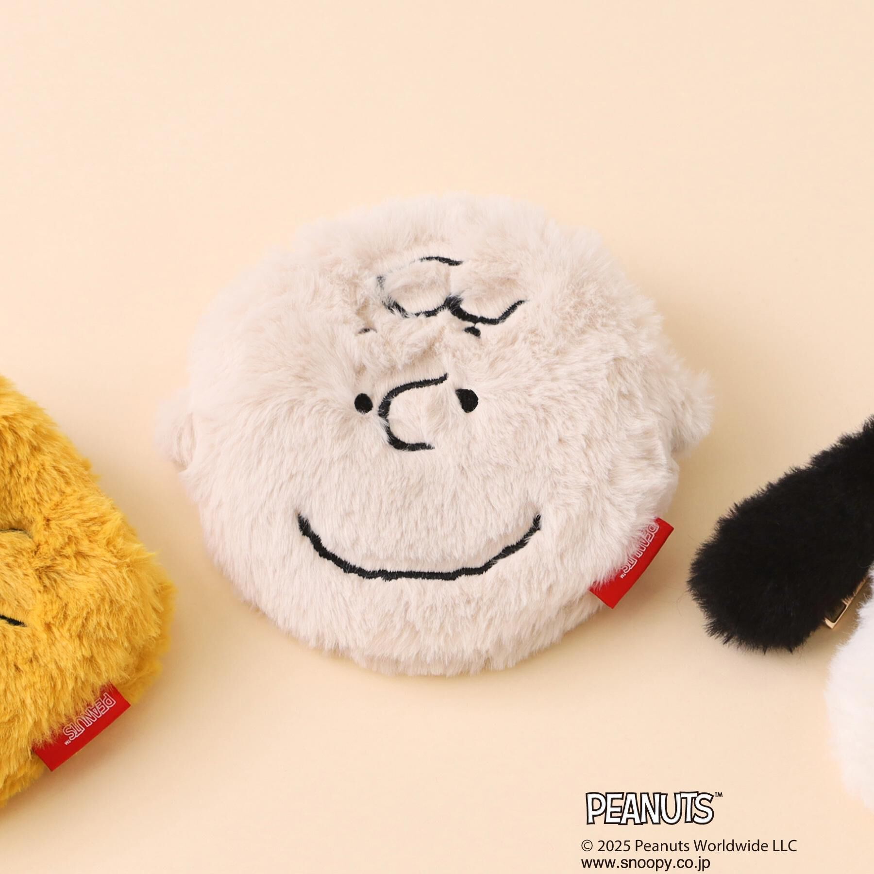 THE SHOP TK「PEANUTS/ピーナッツ チャーリー・ブラウン ファーポーチ」|ショルダー・メッセンジャー|ベージュ(051)