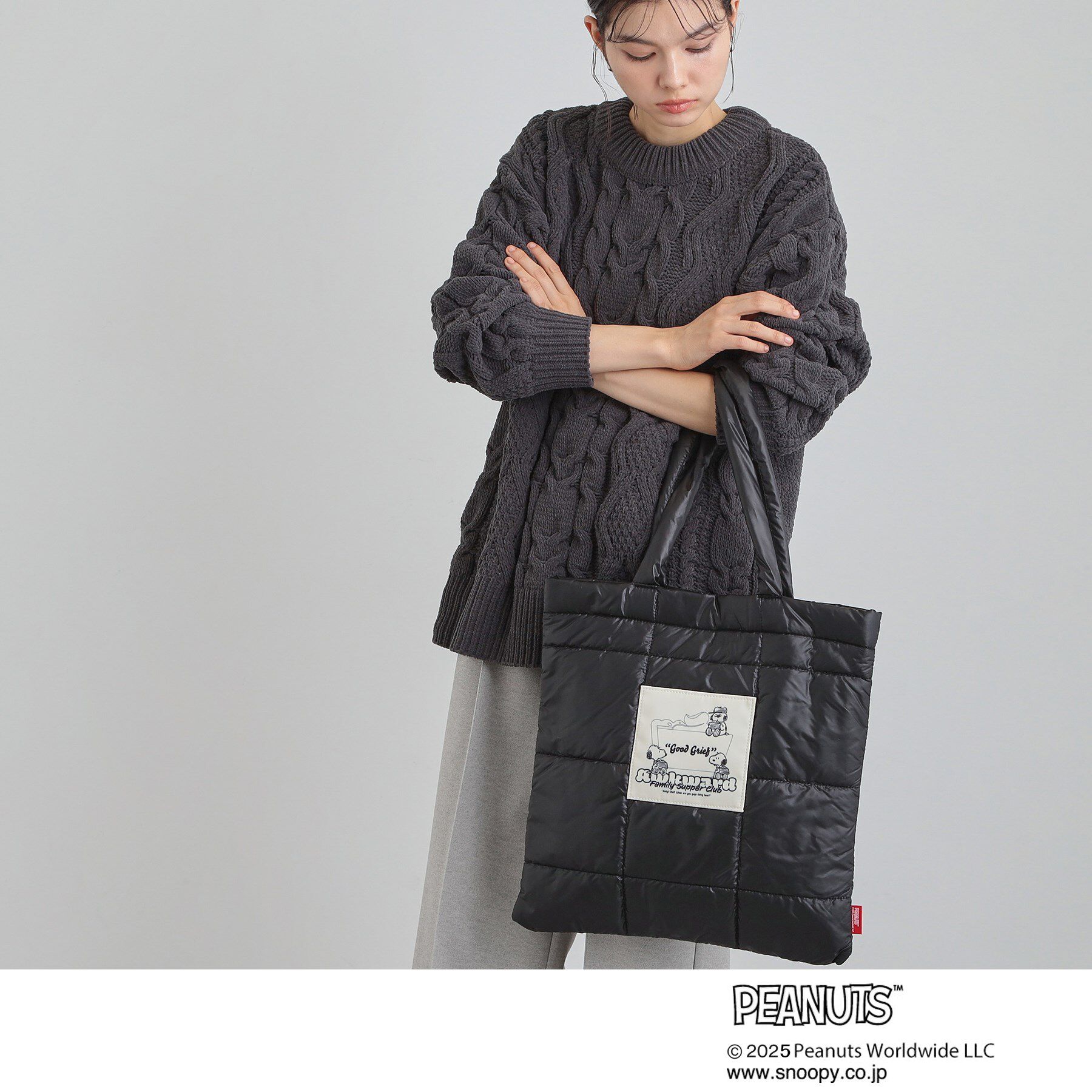THE SHOP TK「PEANUTS/ピーナッツ キルトトートバッグ」|トートバッグ|