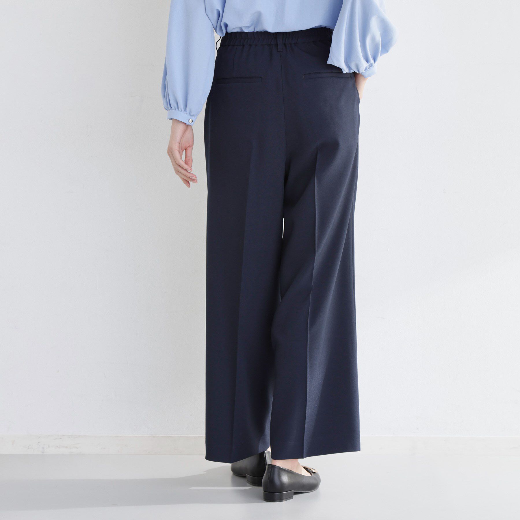 THE SHOP TK「【通勤にもデイリーにも】CAVIAN 2タックワイドパンツ/セットアップ可」|その他|