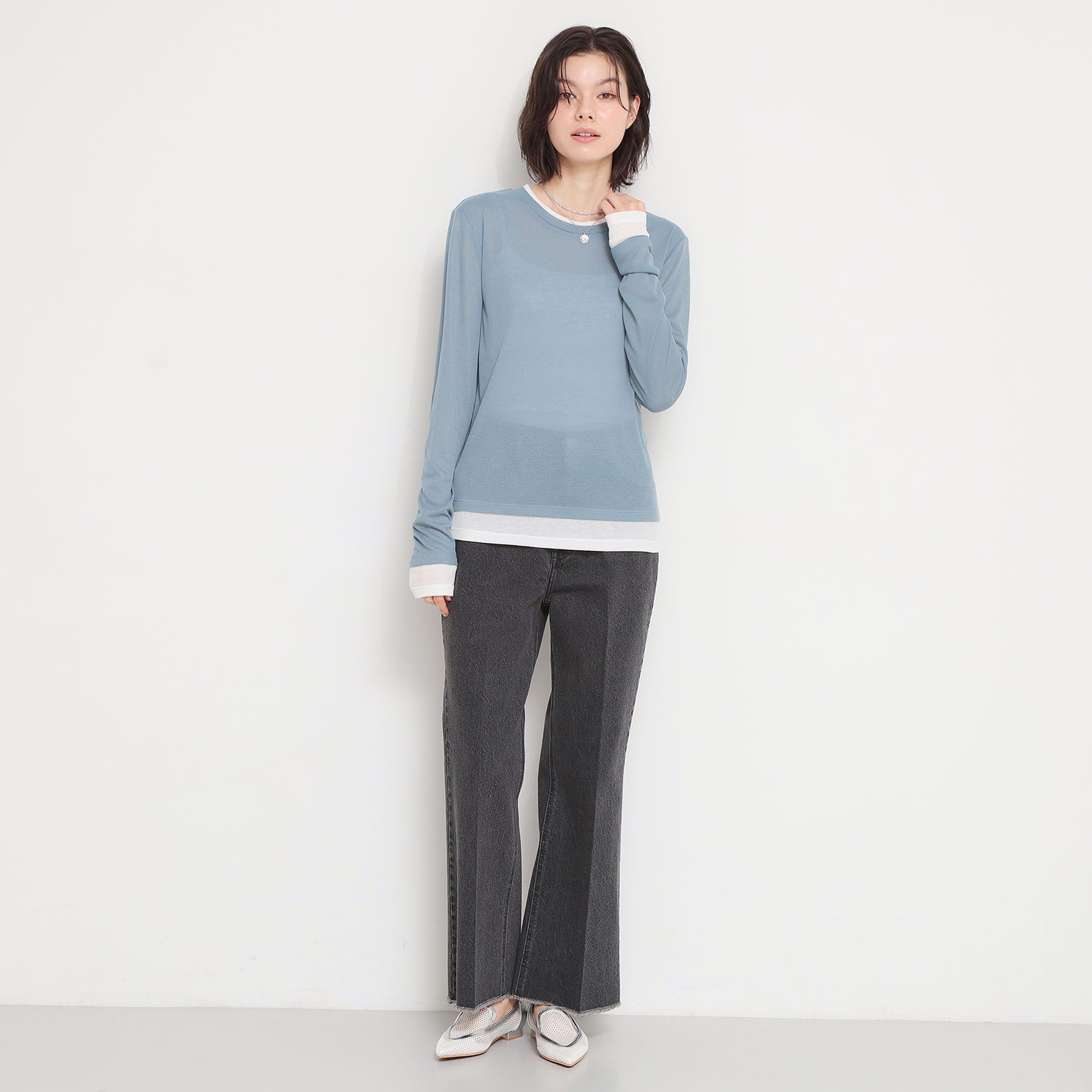 THE SHOP TK「AIBO DENIM フレア」|デニム|