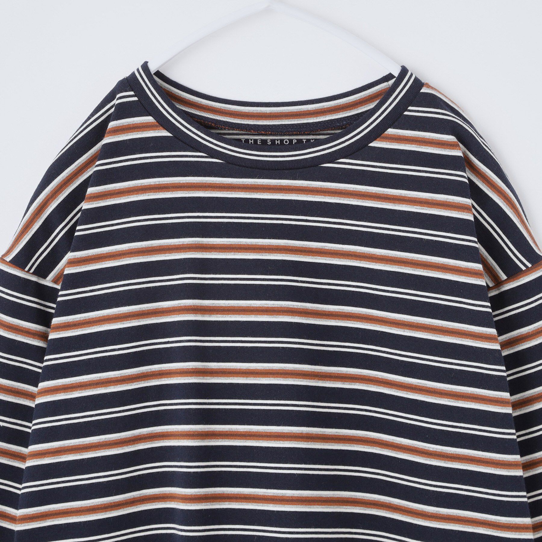 THE SHOP TK「【110-160】マルチボーダーロンT」|Tシャツ・カットソー|