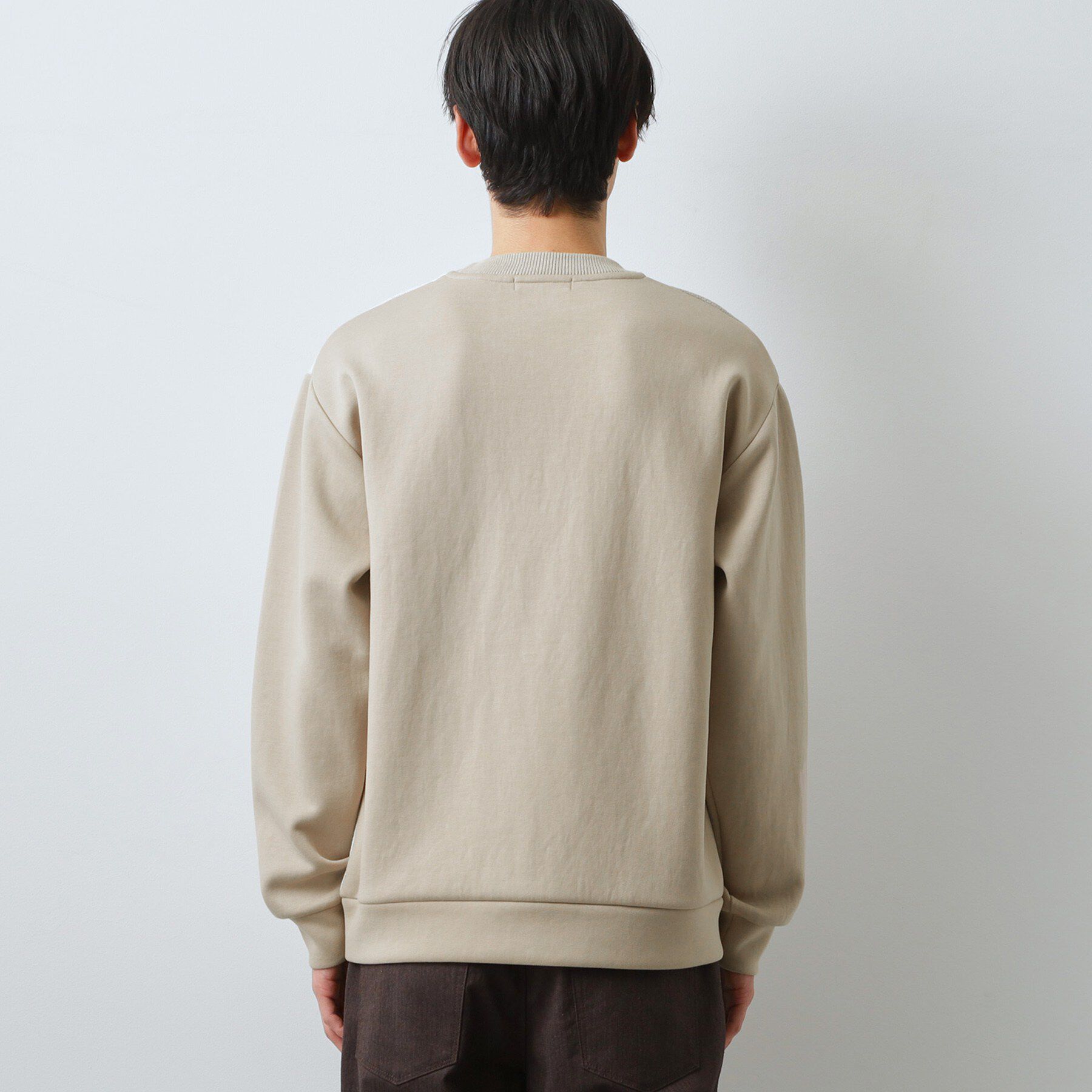 THE SHOP TK「チェック柄ダンボール スウェット 洗濯機OK」|Tシャツ・カットソー|