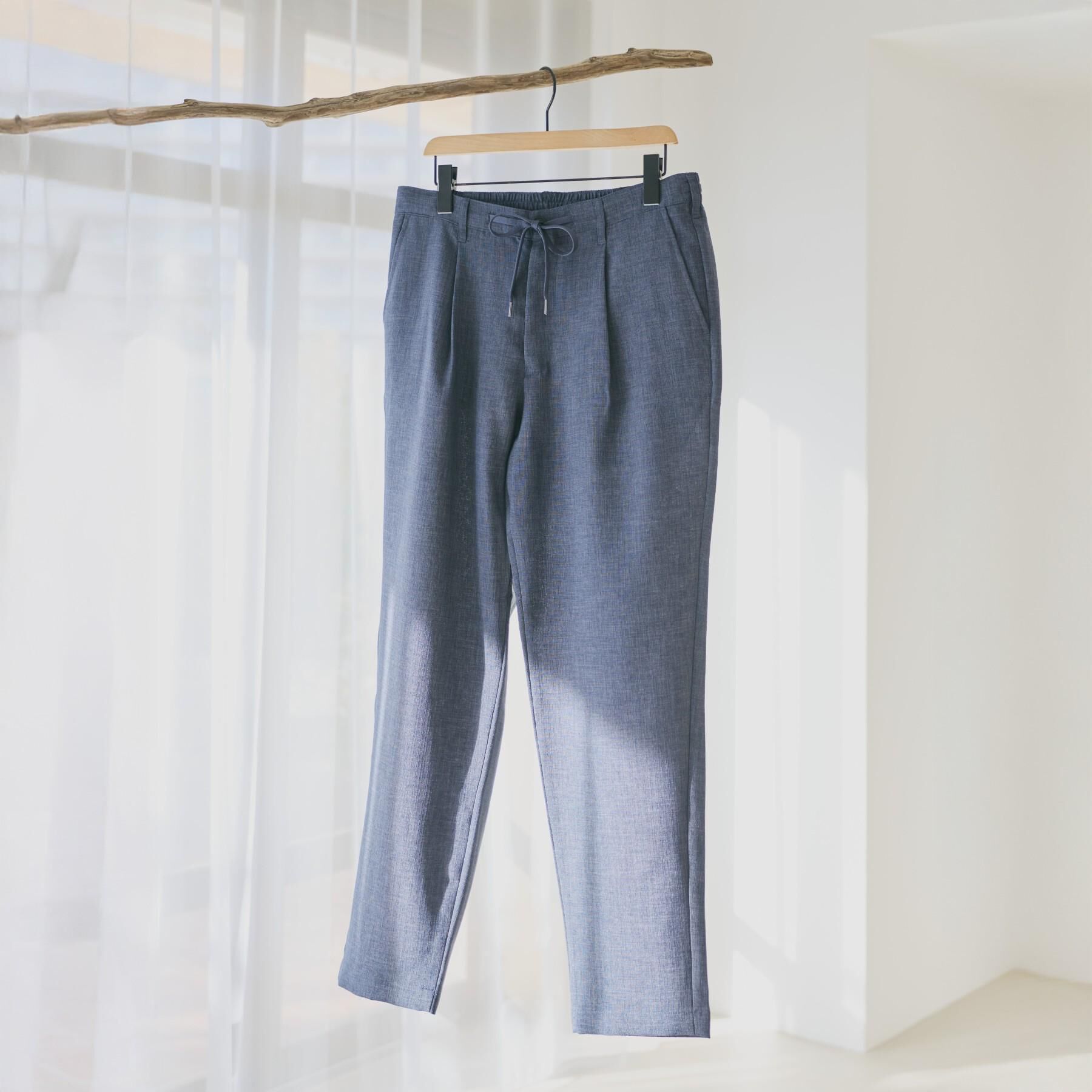 THE SHOP TK「【LINO FINE】リネンライク イージースラックス 吸水速乾/イージーケア/UVカット/洗濯機O」|その他|