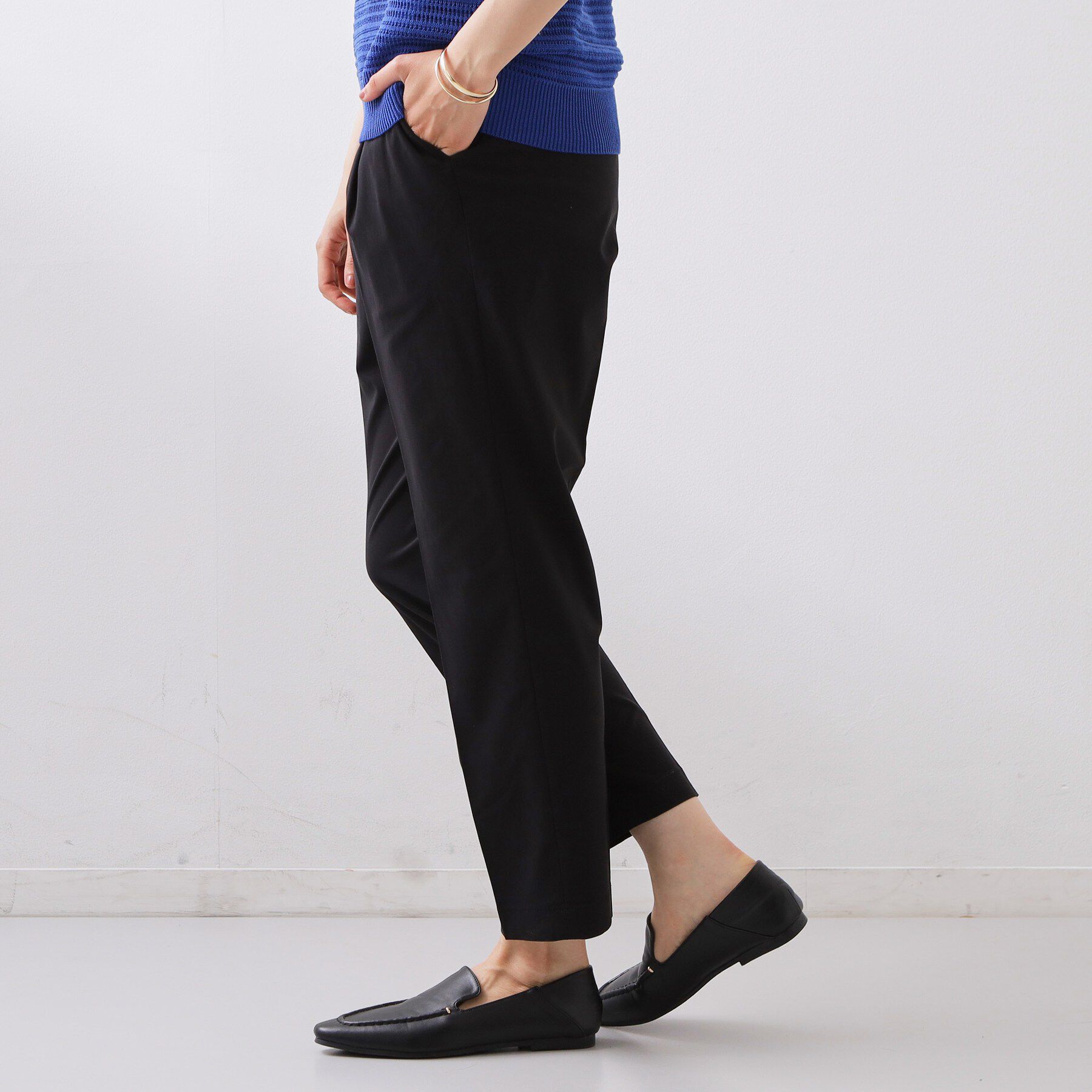 THE SHOP TK「【XS-XL/着丈選べる】細見えストレッチテーパードパンツ」|その他|
