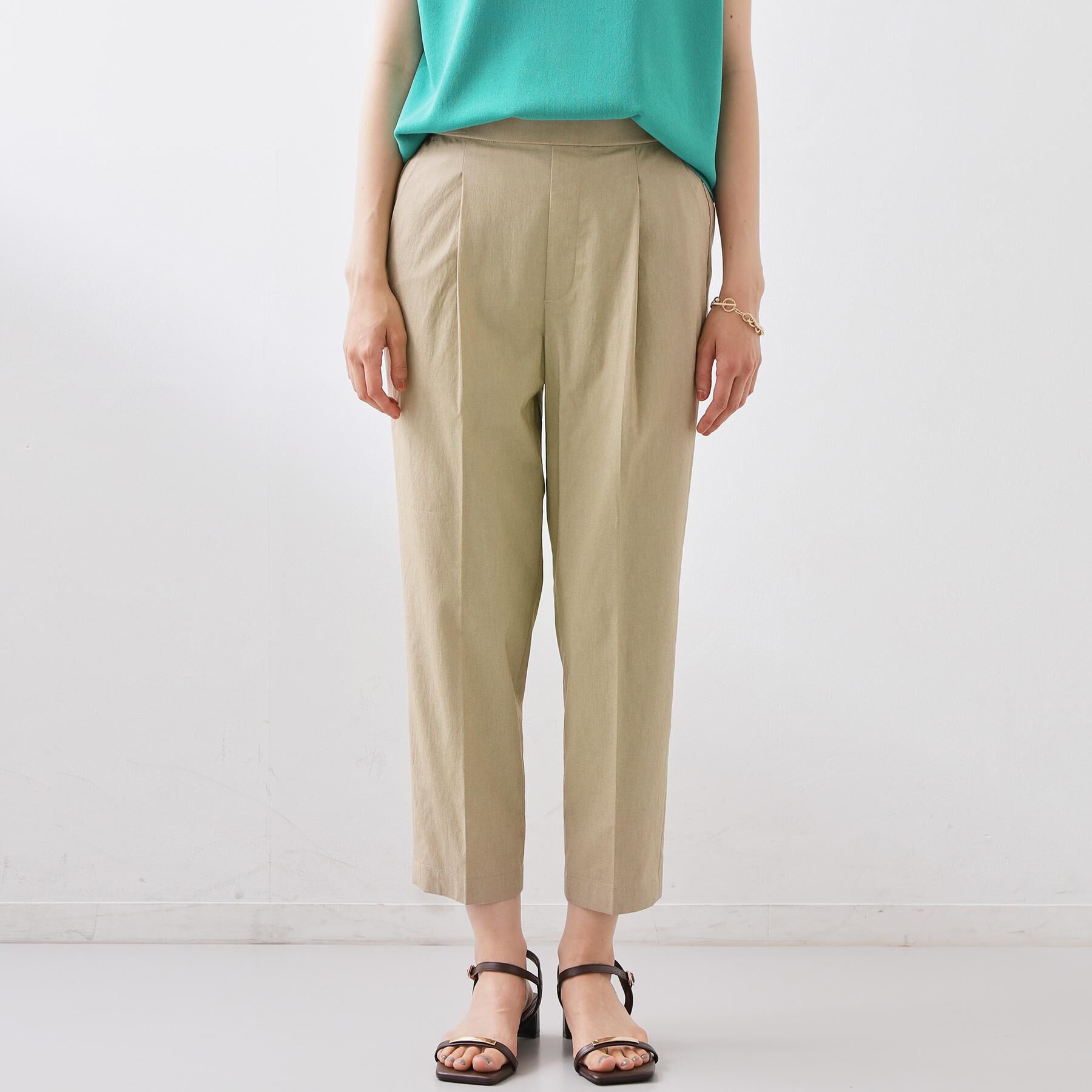 THE SHOP TK「【XS-XL/着丈選べる】細見えストレッチテーパードパンツ」|その他|