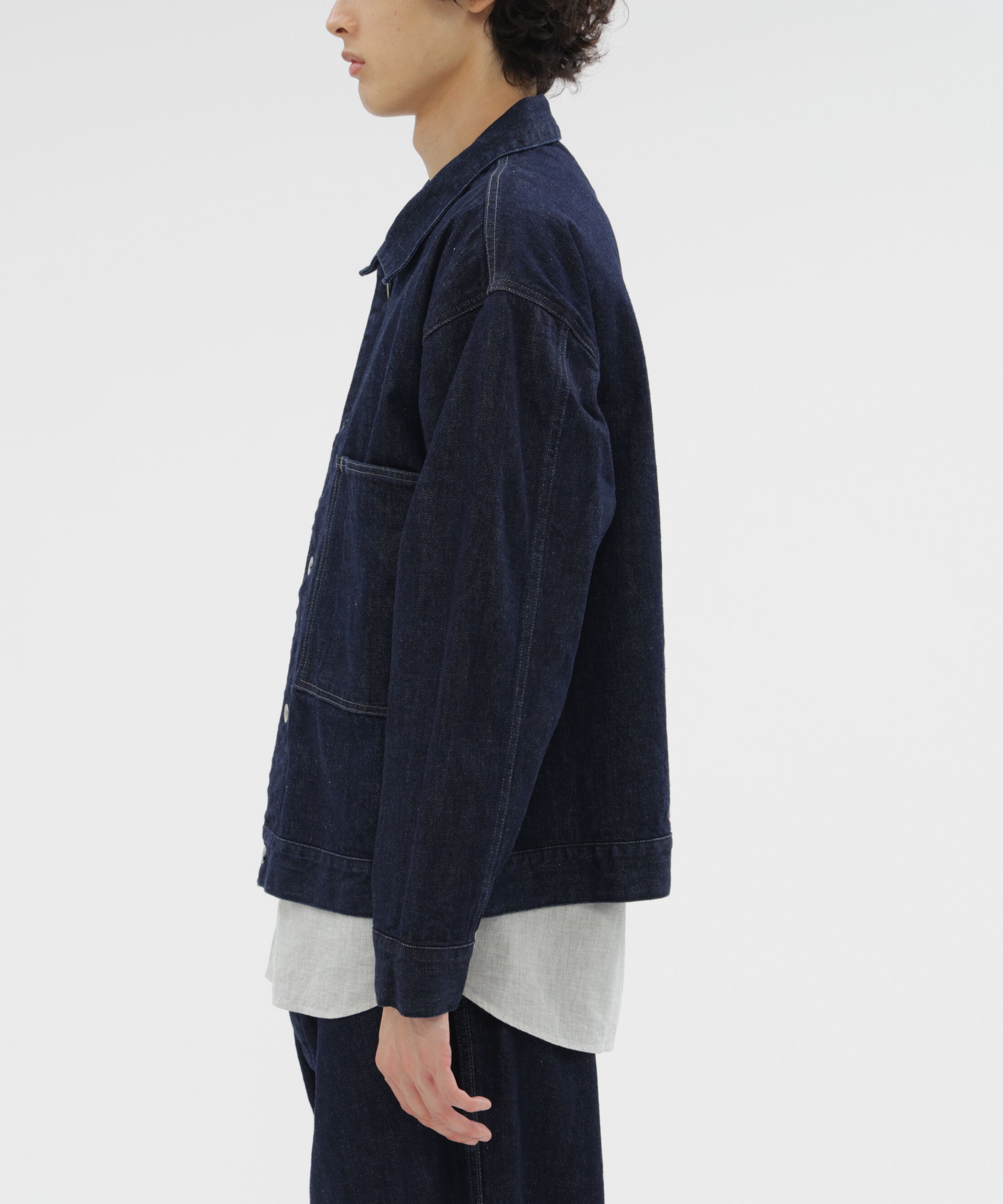 MHL.「CANTON DENIM BLOUSON」|ブルゾン・スタジャン|