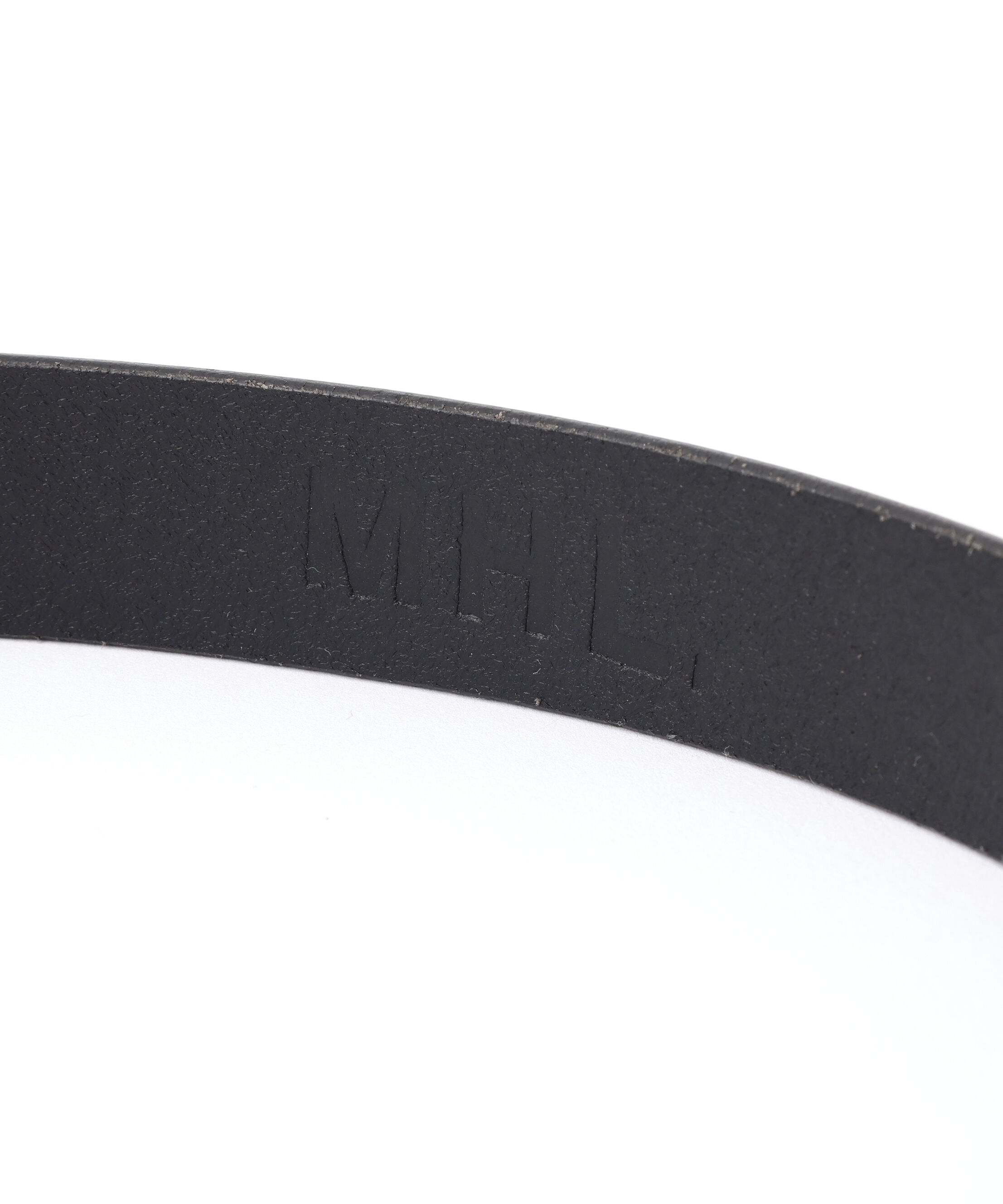 MHL.「ROLLER BUCKLE  LEATHER BELT」|ベルト|