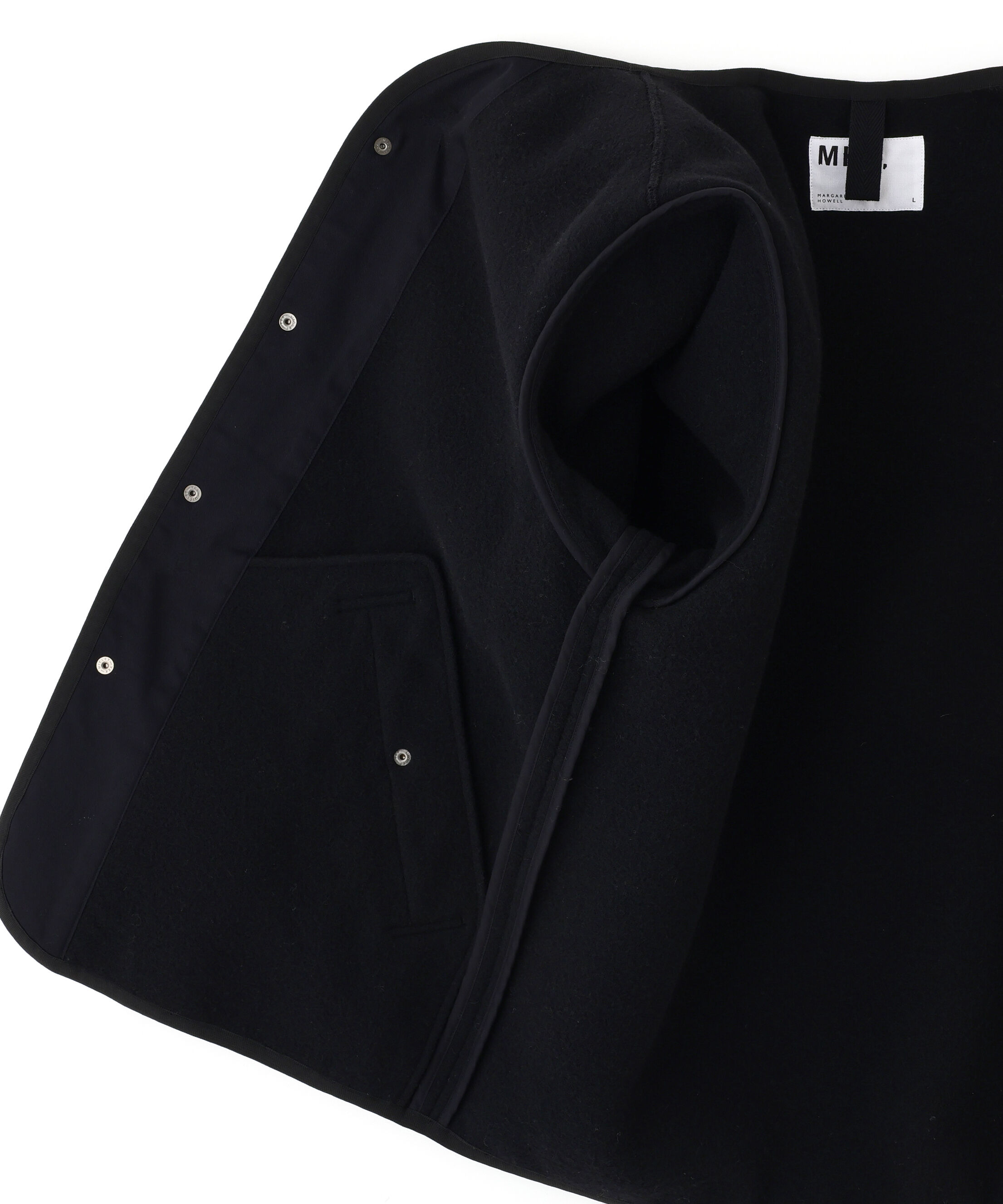 MHL.「SOFT WOOL FLEECE BLOUSON」|ブルゾン・スタジャン|