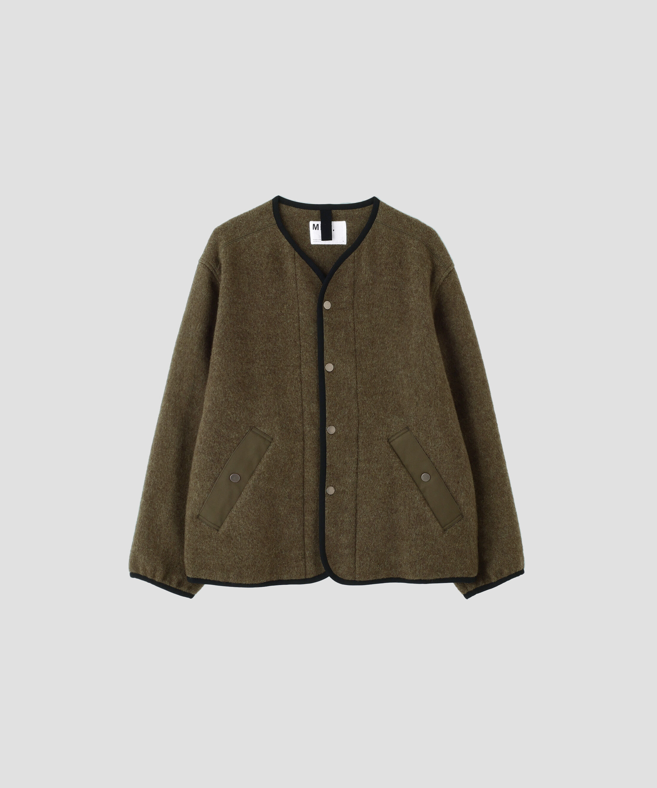 MHL.「SOFT WOOL FLEECE BLOUSON」|ブルゾン・スタジャン|