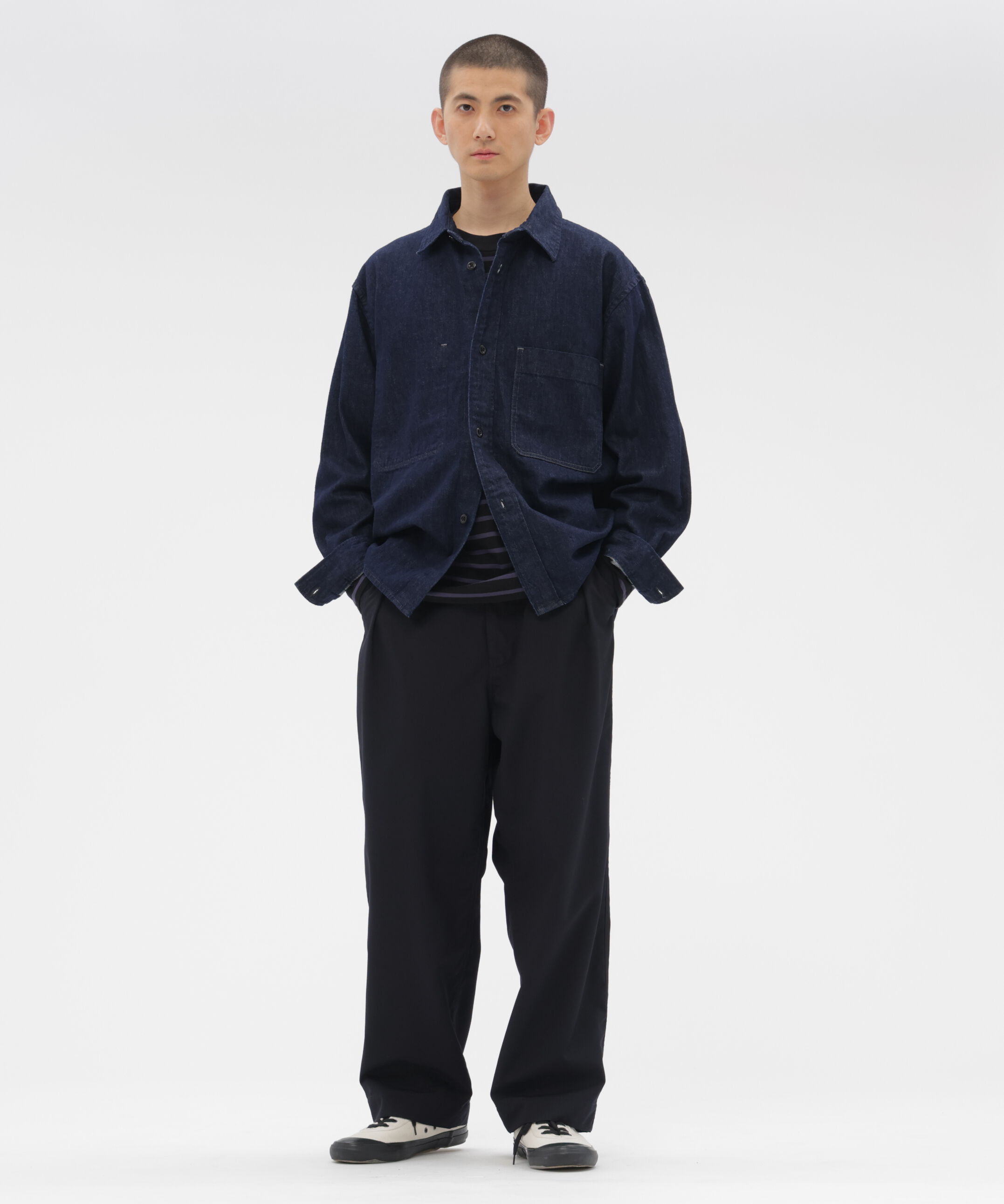 MHL.「UNIFORM WOOL POLYESTER TROUSERS」|その他|
