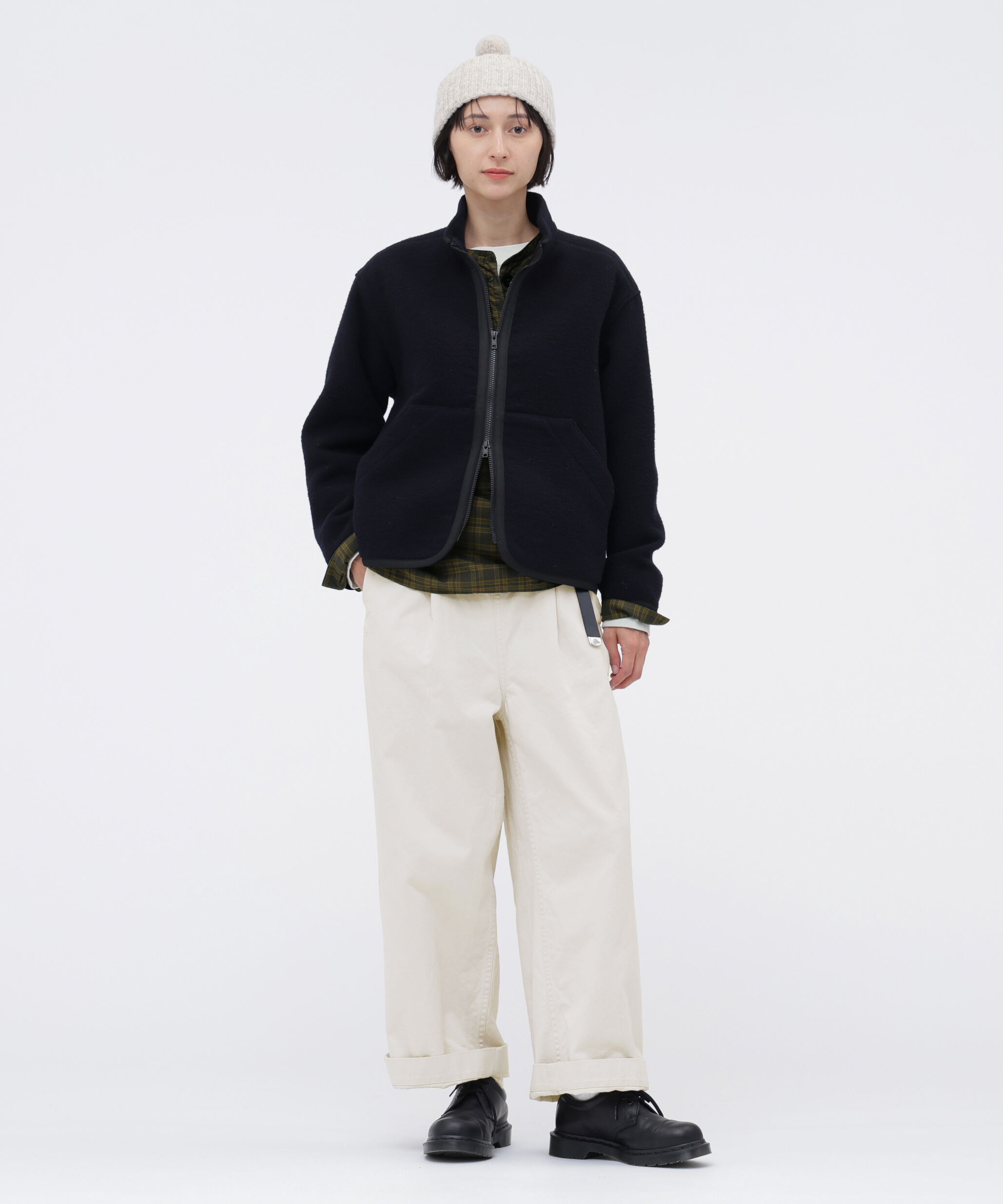 MHL.「TONAL COTTON CHECK SHIRT」|シャツ・ブラウス|