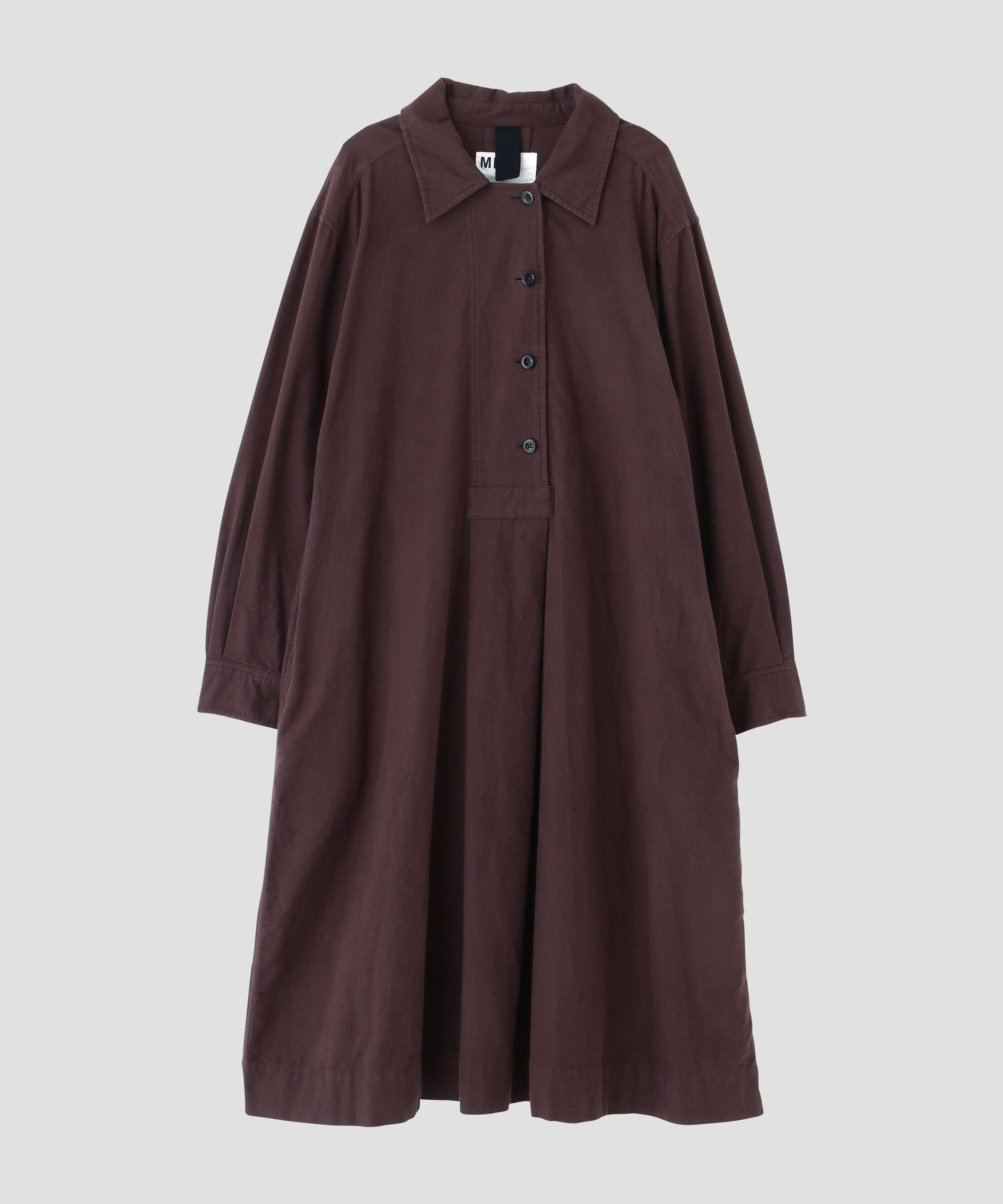 MHL.「COMPACT BRUSHED COTTON DRESS」|ワンピース|