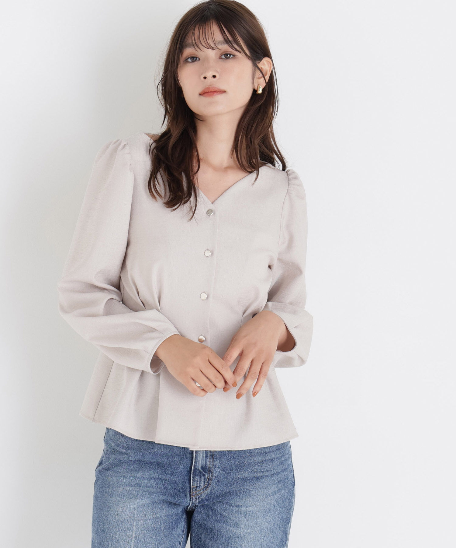  「＜ちょうど、いい服＞きゅっと、メリハリ仕掛けトップス 26AW」|シャツ・ブラウス|