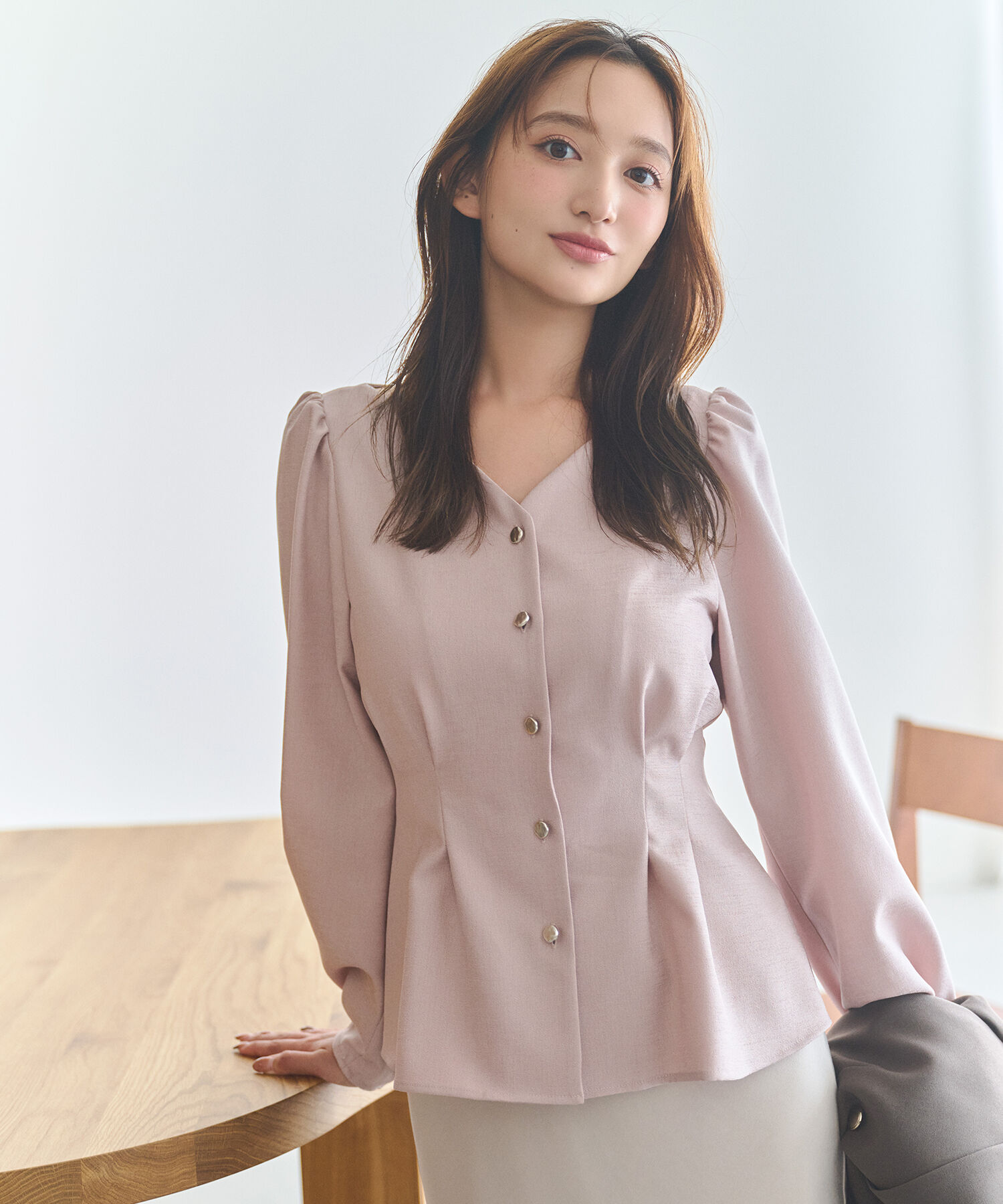  「＜ちょうど、いい服＞きゅっと、メリハリ仕掛けトップス 26AW」|シャツ・ブラウス|