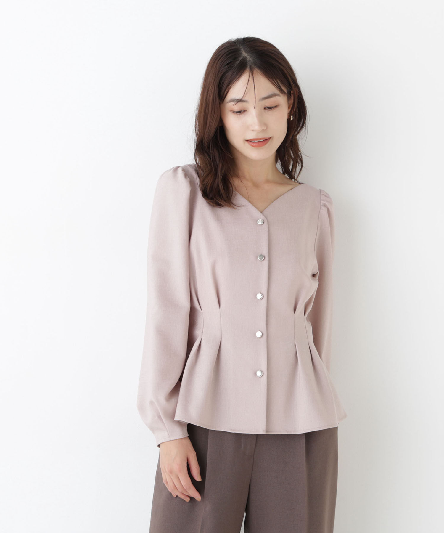  「＜ちょうど、いい服＞きゅっと、メリハリ仕掛けトップス 26AW」|シャツ・ブラウス|