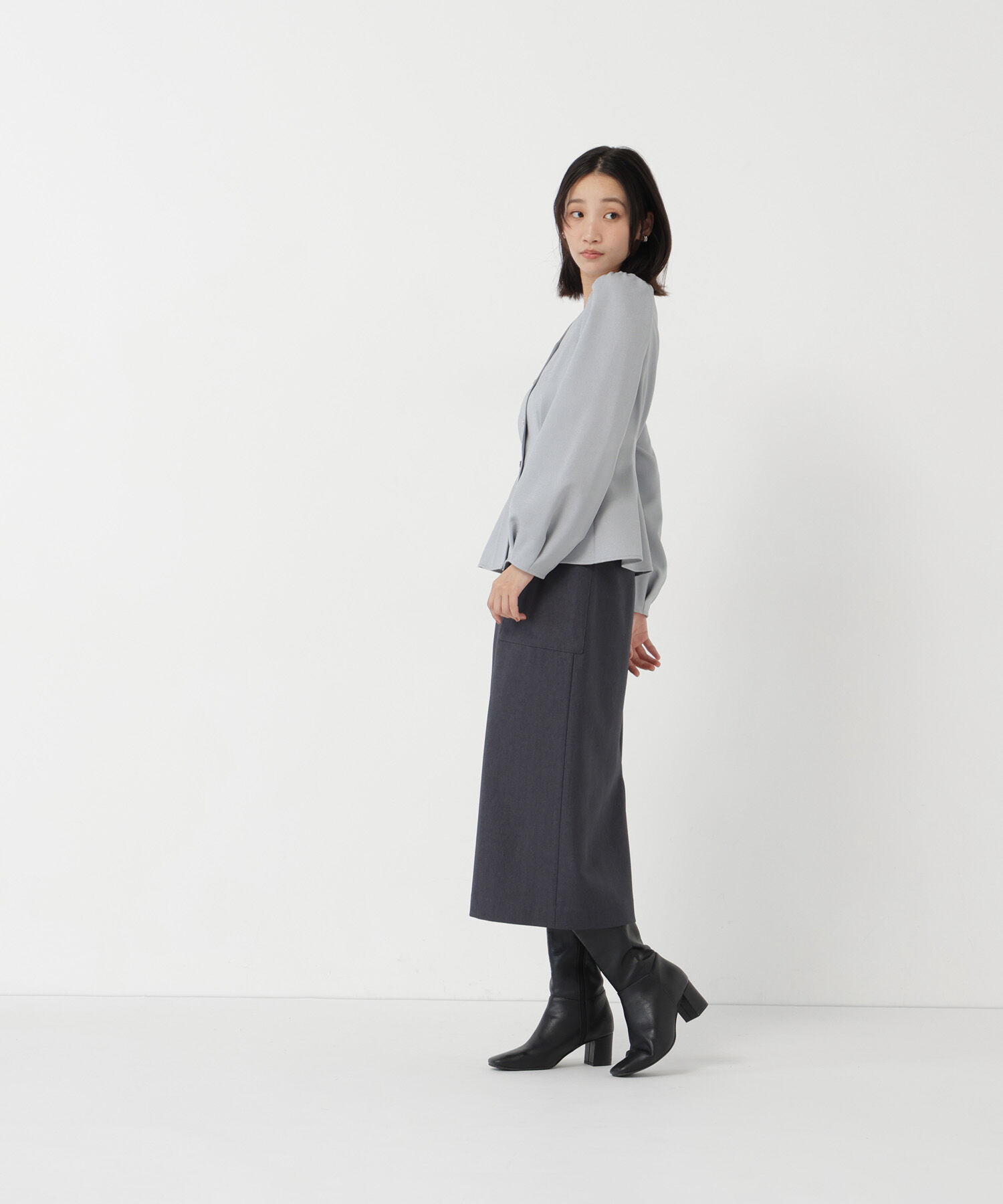  「＜ちょうど、いい服＞きゅっと、メリハリ仕掛けトップス 26AW」|シャツ・ブラウス|