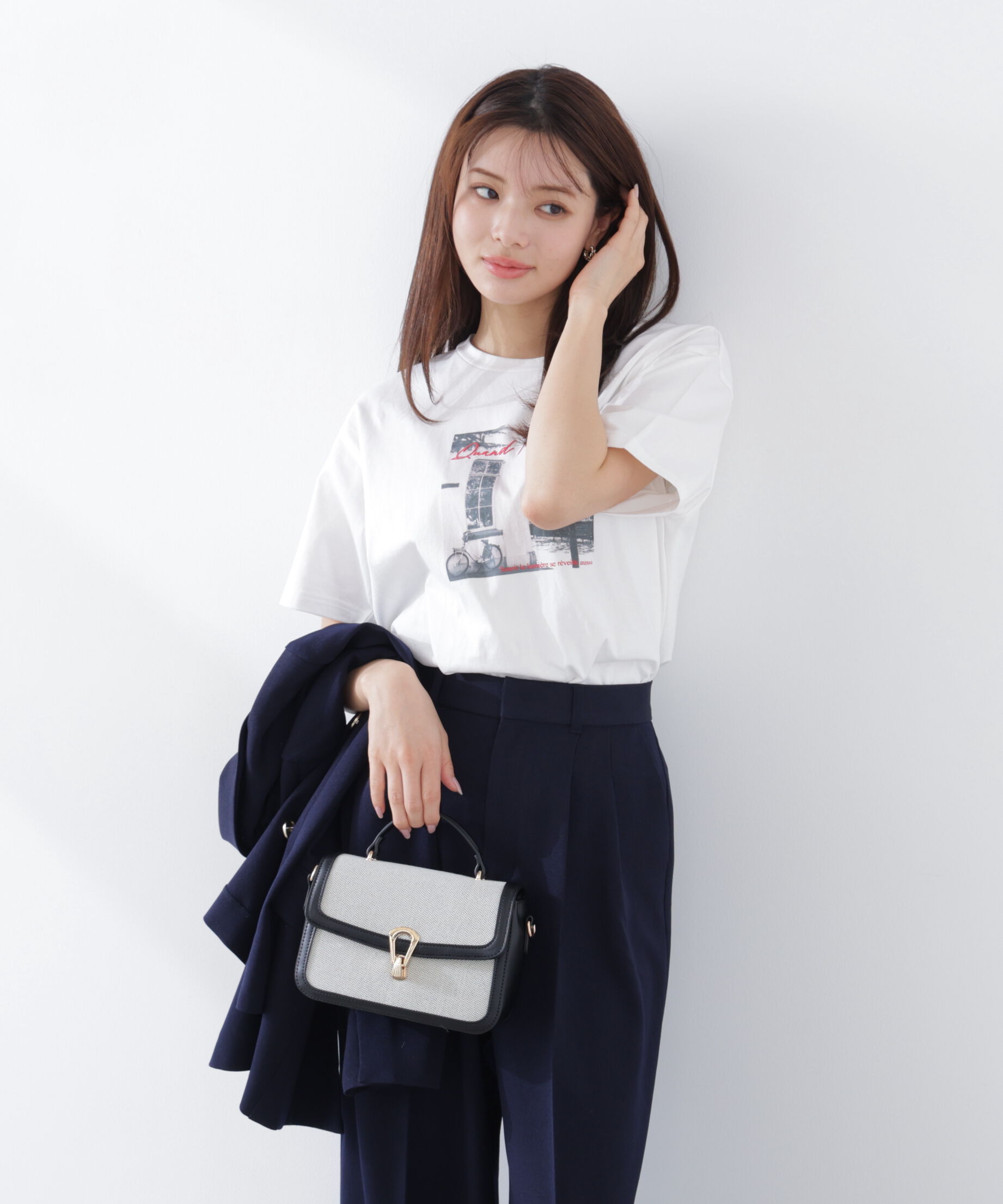 PROPORTION BODY DRESSING「〈a/mie〉フォトプリントT　26SS　」|Tシャツ・カットソー|