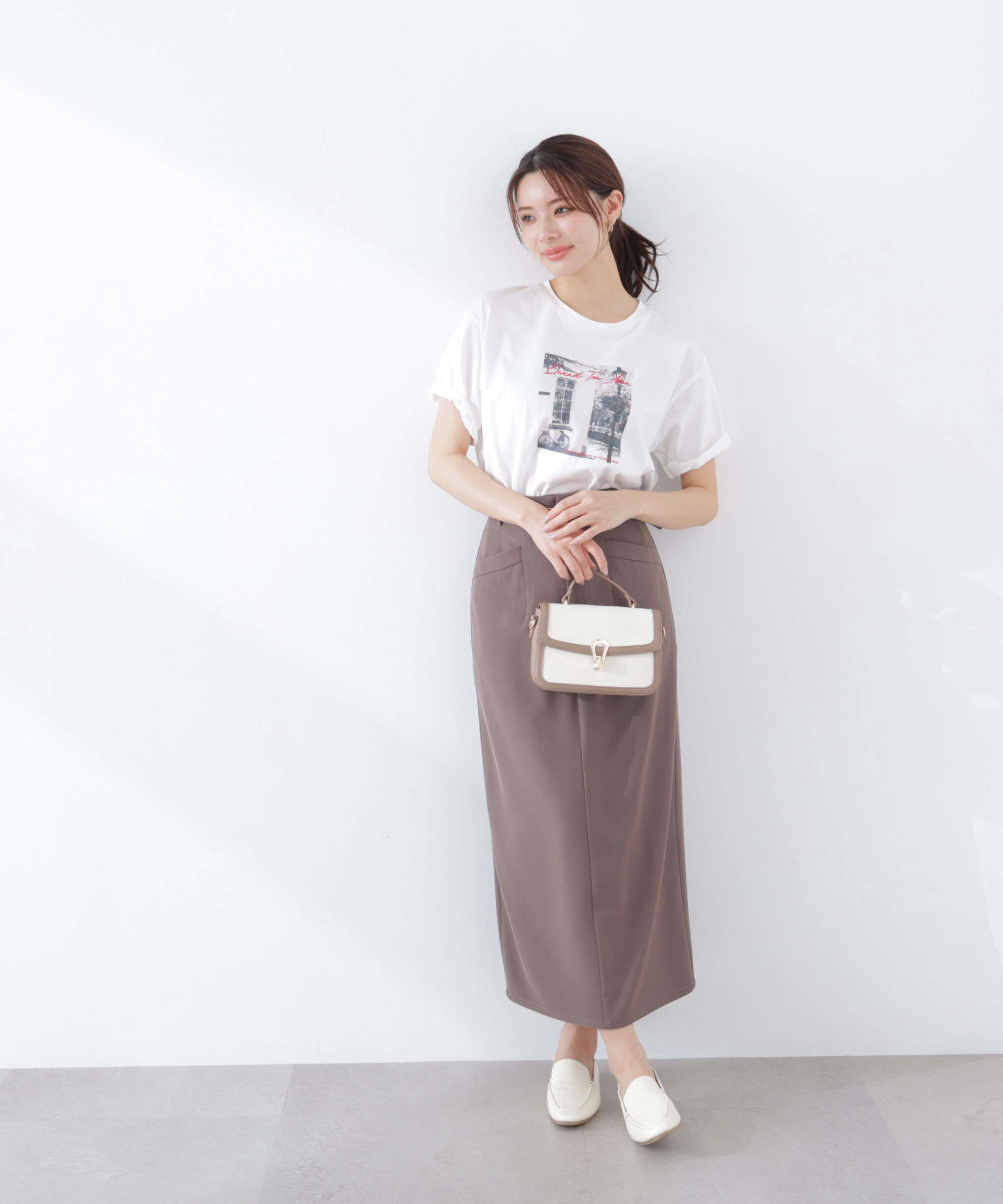 PROPORTION BODY DRESSING「〈a/mie〉フォトプリントT　26SS　」|Tシャツ・カットソー|