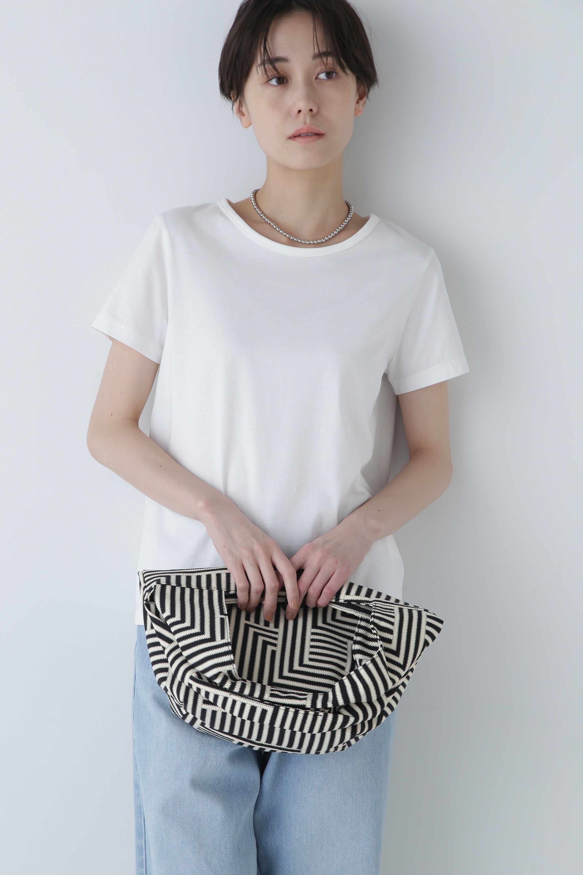  「◆オーガニック綿天竺半袖Ｔシャツ」|Tシャツ・カットソー|ホワイト