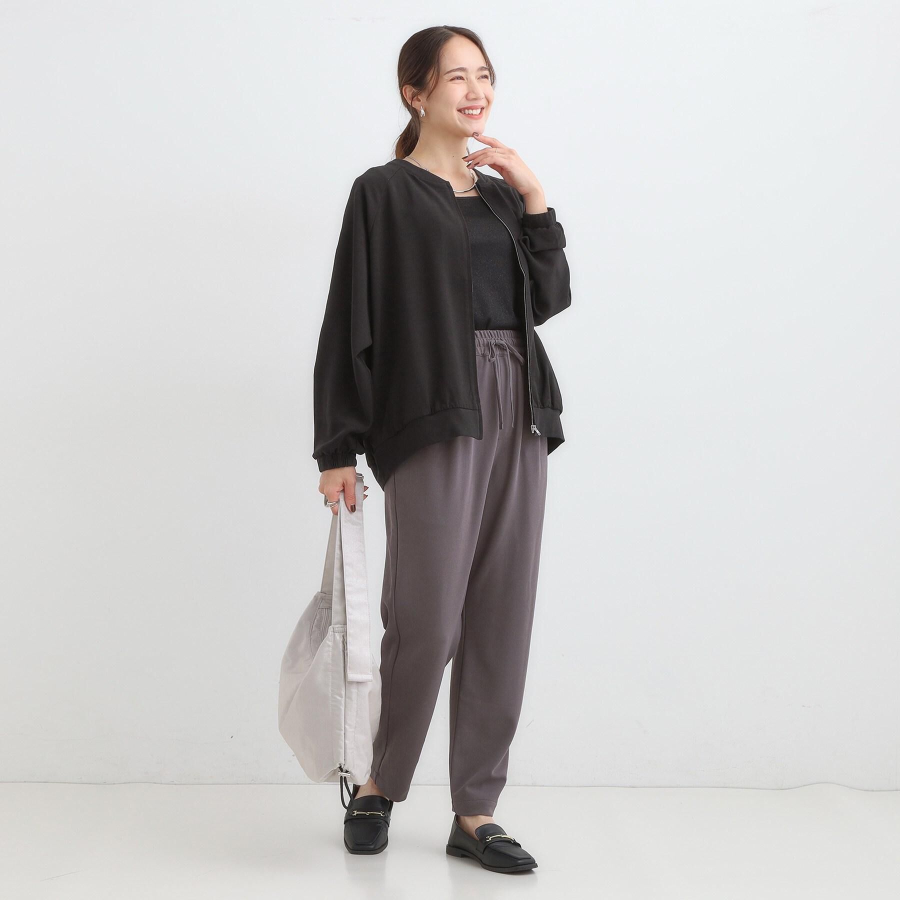 SHOO･LA･RUE「【S-3L/洗濯後しわになりにくい】スマートに見える イージーテーパードパンツ」|その他|