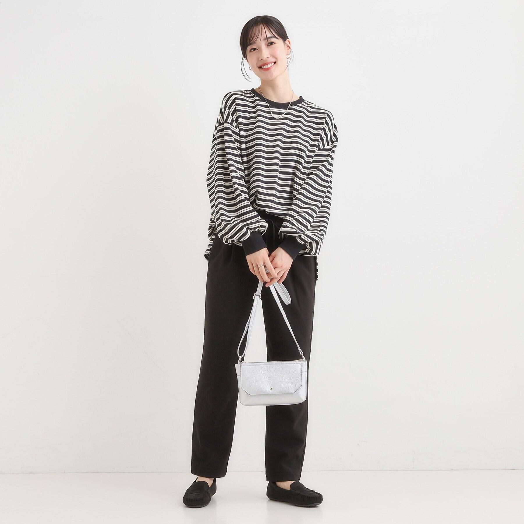 SHOO･LA･RUE「【S-3L/洗濯後しわになりにくい】スマートに見える イージーテーパードパンツ」|その他|