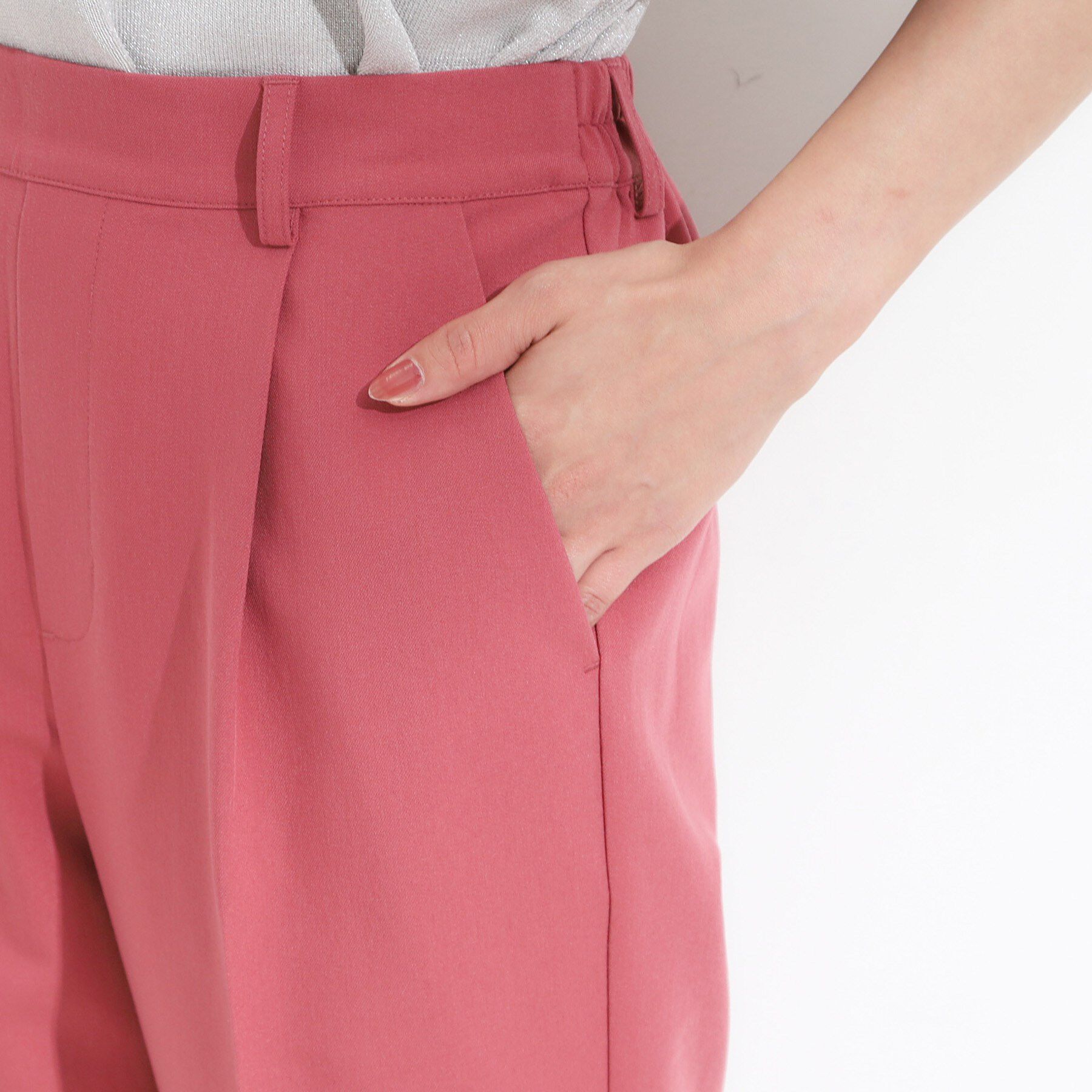 SHOO･LA･RUE「【高レビュー/SS-LL/美脚シルエット】すっきりきれい見え テーパードパンツ」|その他|