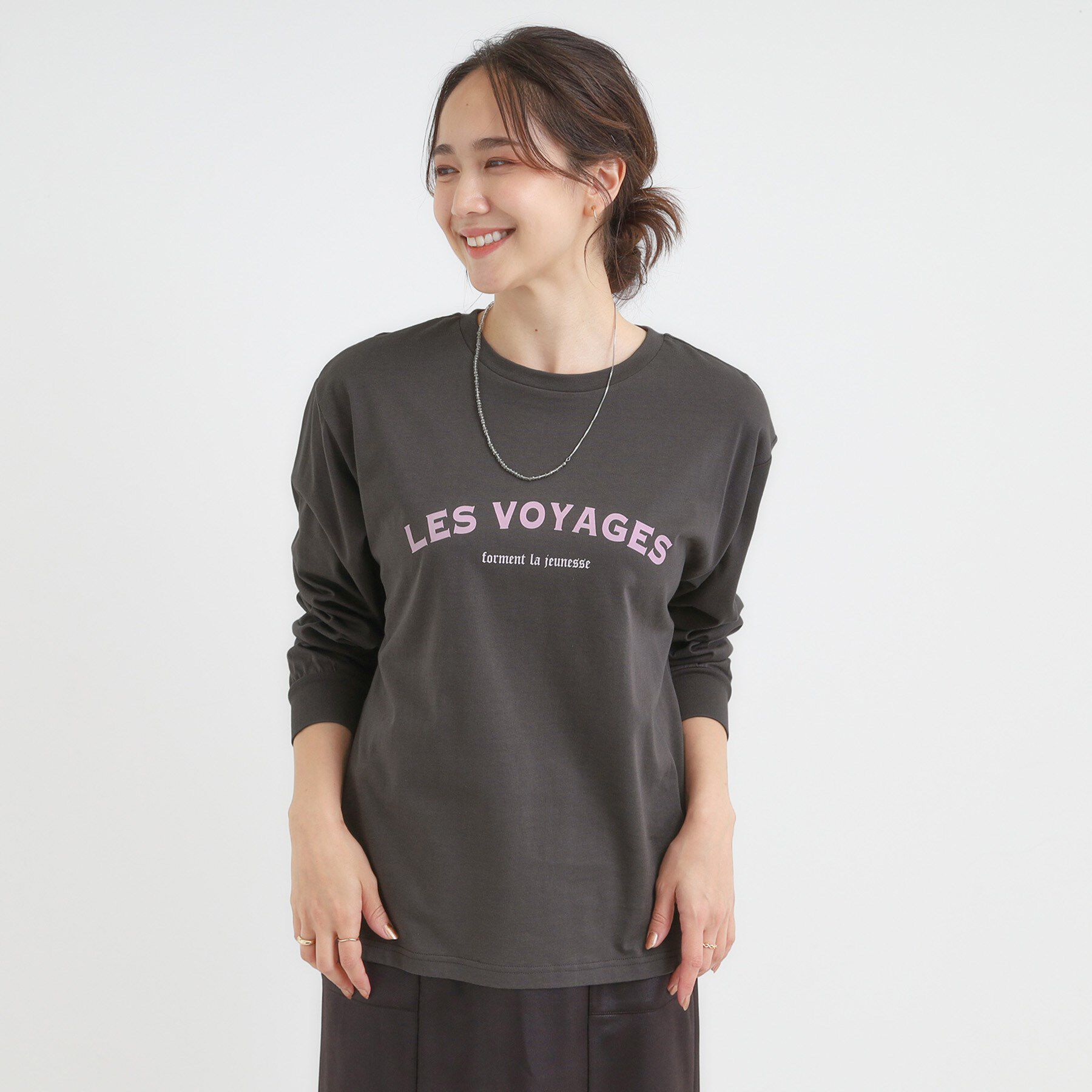 SHOO･LA･RUE「グラフィックアソート ベーシックロンT」|Tシャツ・カットソー|