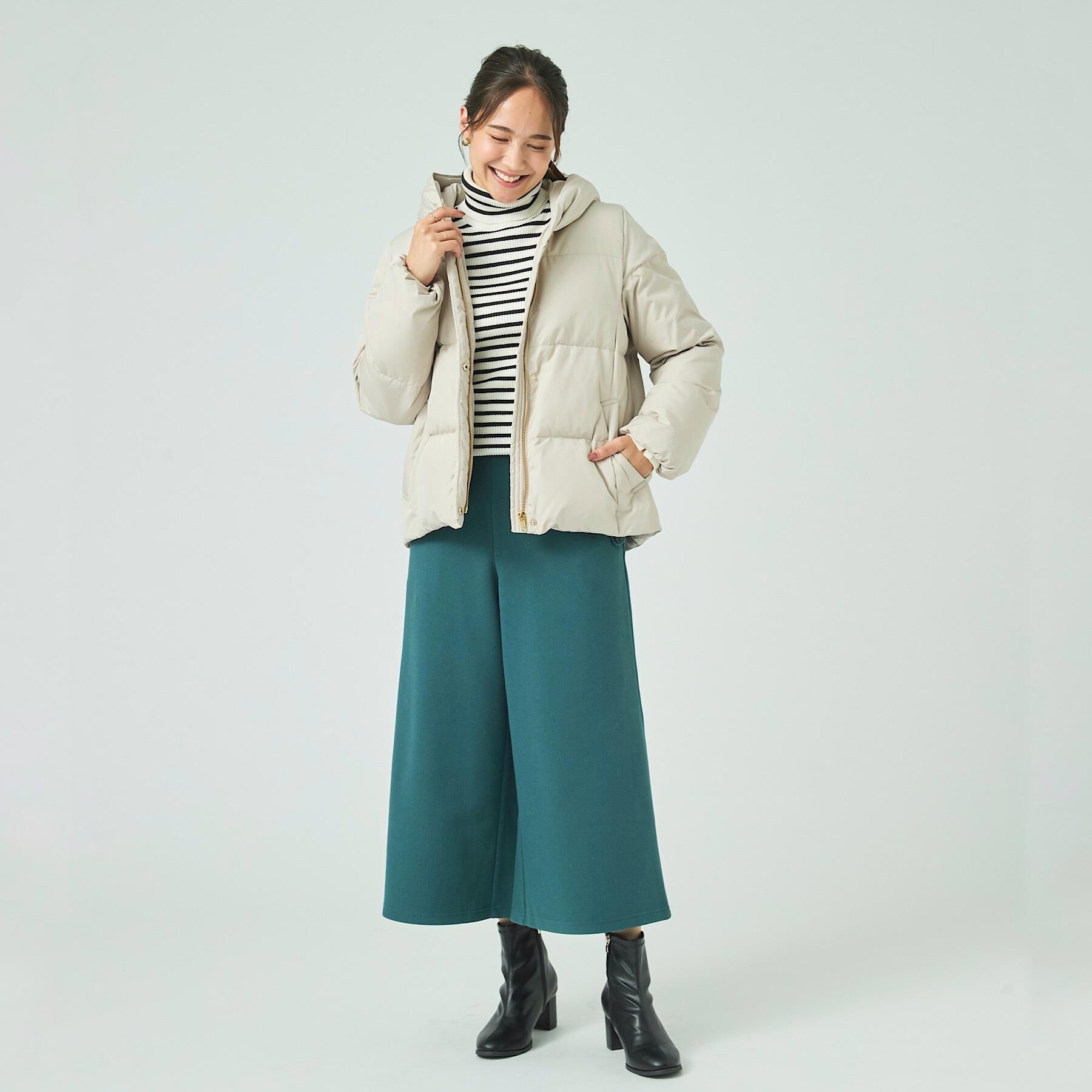 SHOO･LA･RUE「【撥水/洗える】ショートフーディーダウン」|ダウン|