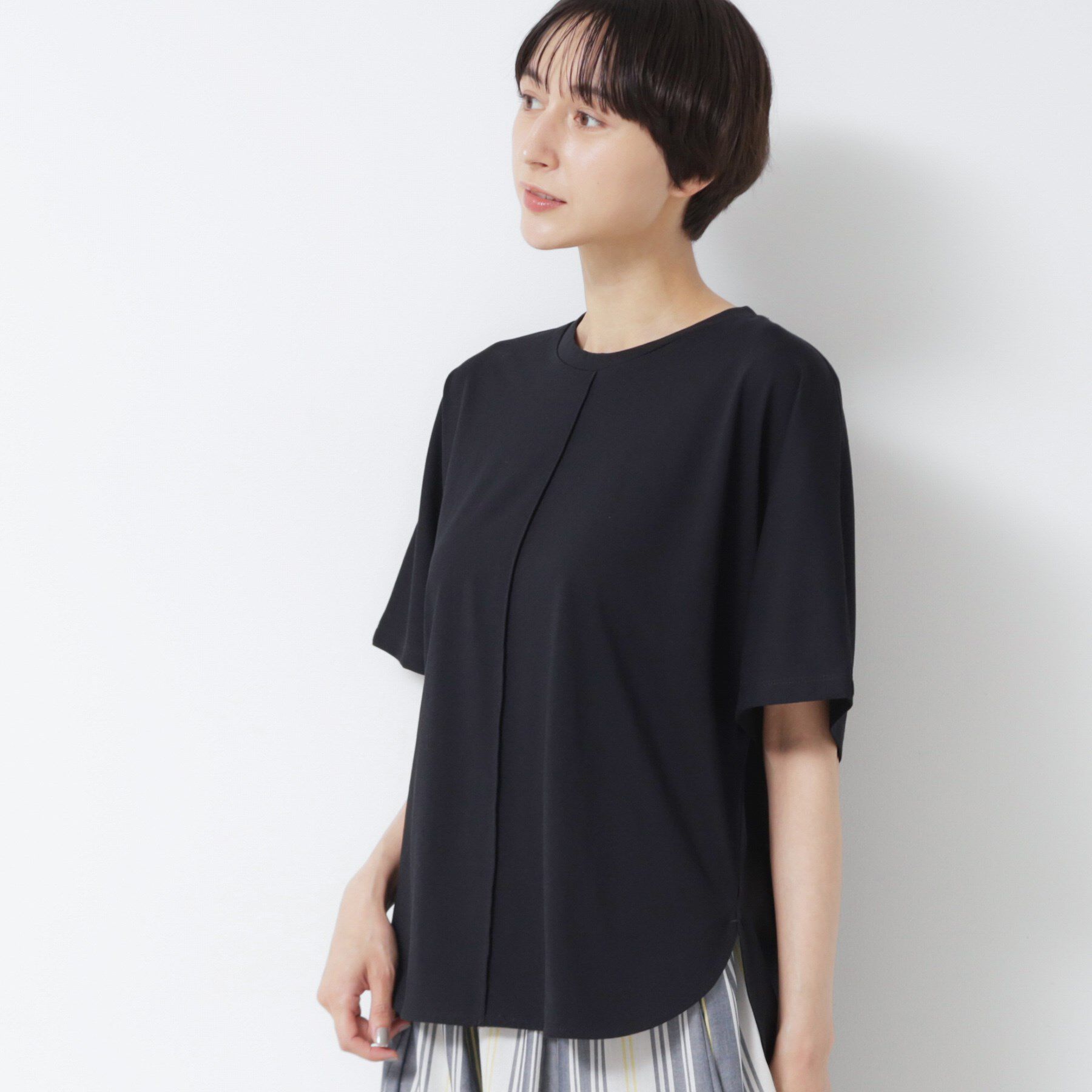 Dessin「【洗える】フレアカットソー」|Tシャツ・カットソー|