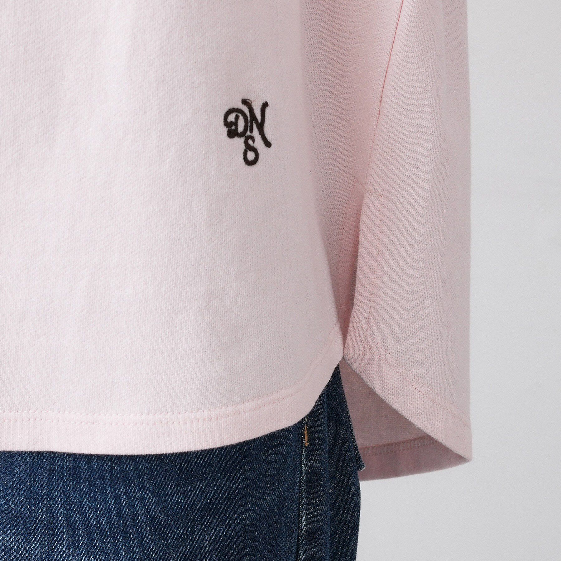 Dessin「【360度可愛い・洗える】バックヘンリーカットソー」|Tシャツ・カットソー|