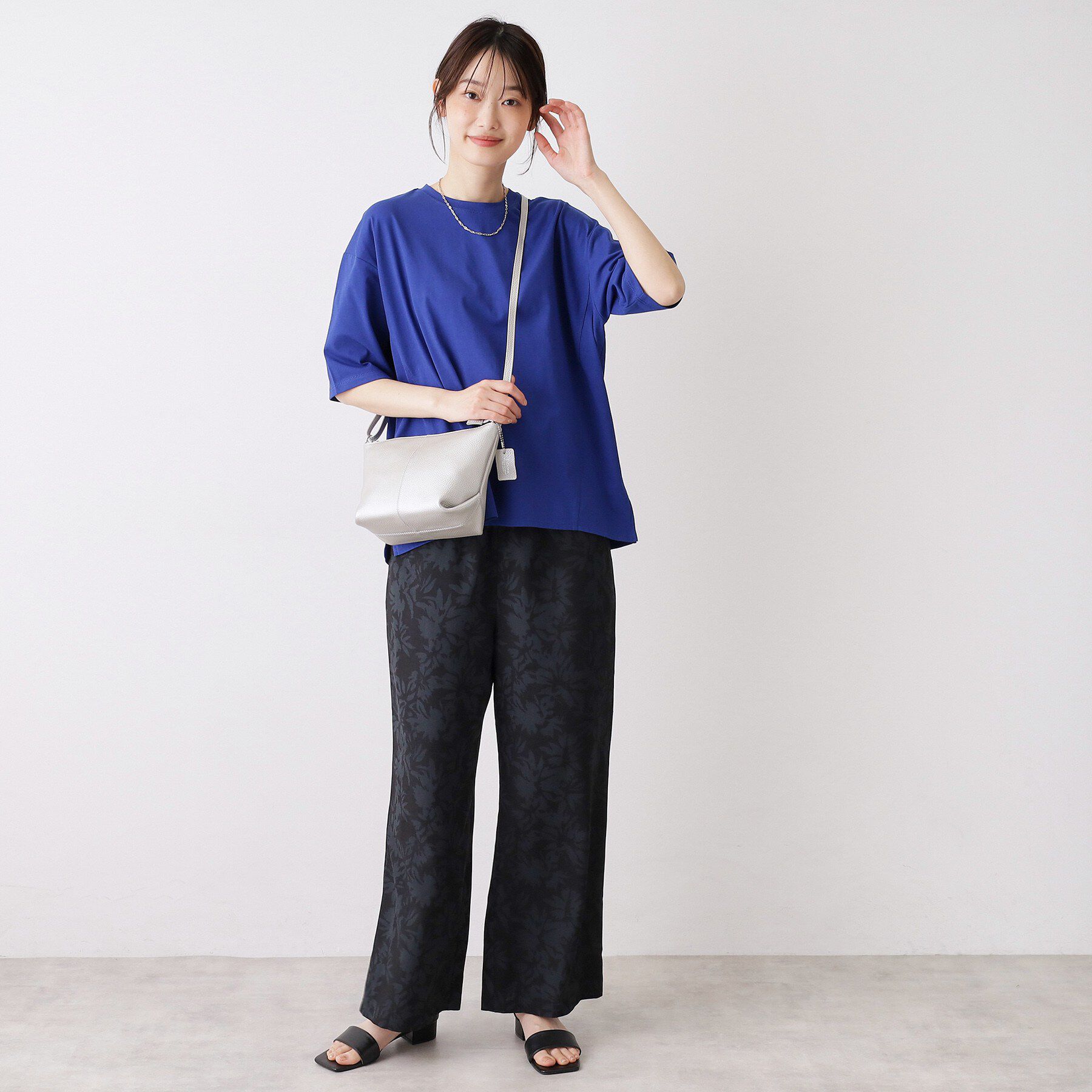Dessin「【UVカット/接触冷感】プレーティングTシャツ」|Tシャツ・カットソー|