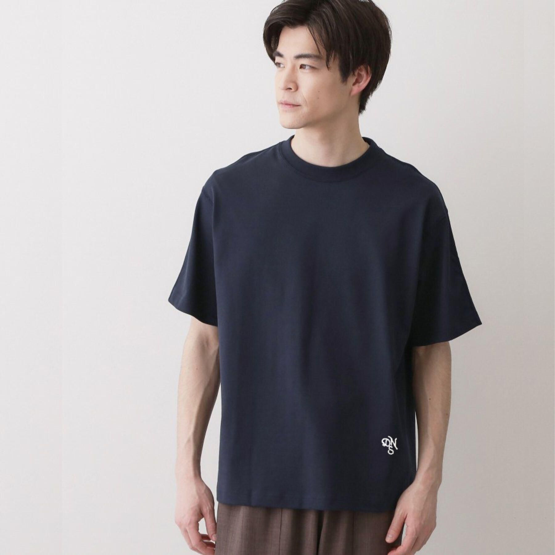 Dessin「【洗える】和歌山ローズぺトールTシャツ」|Tシャツ・カットソー|ネイビー(094)