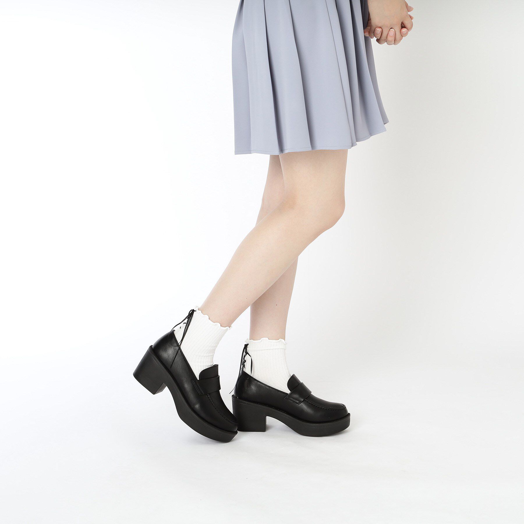 csT&P「2WAYガーリーリボンボリュームローファー」|パンプス|