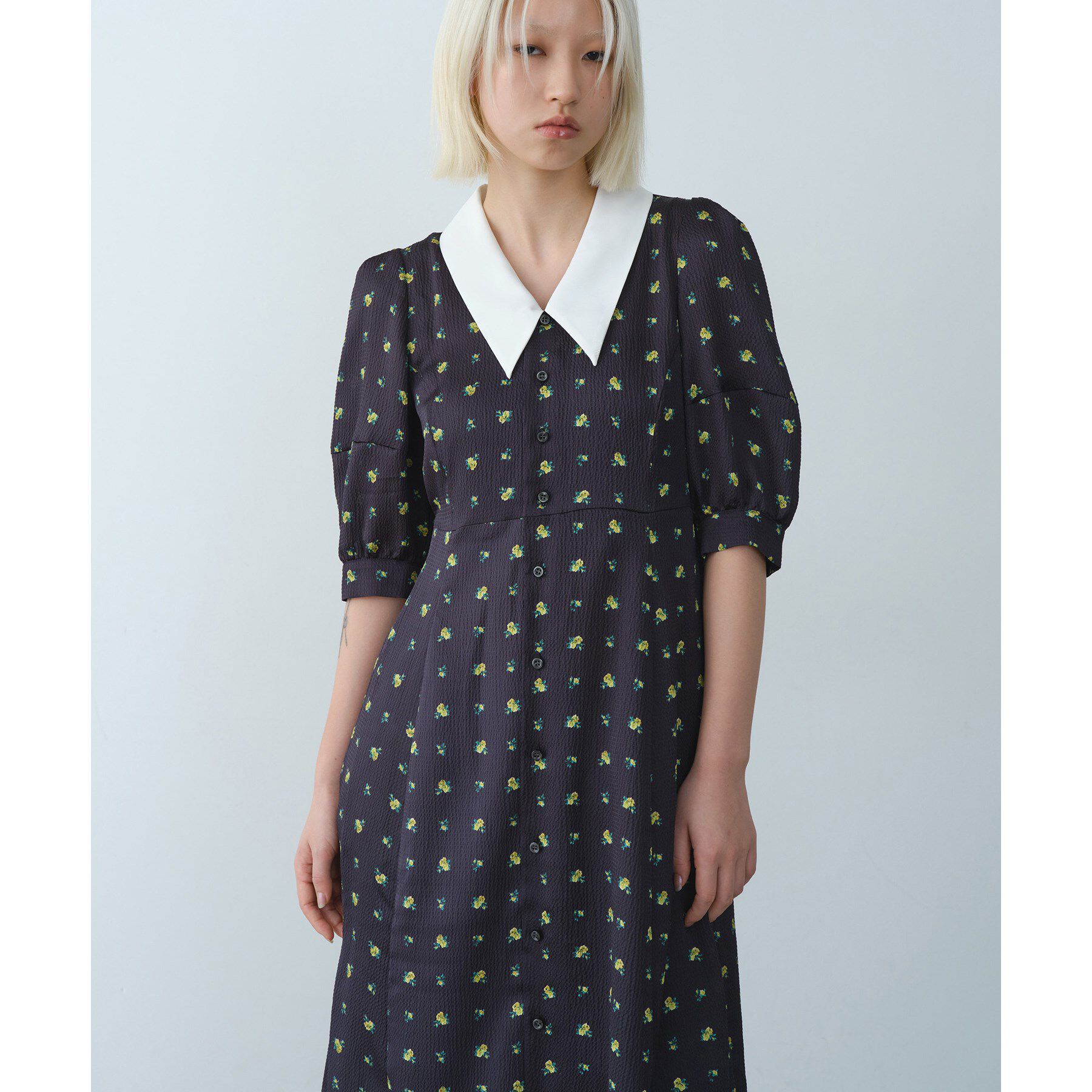 CODE A「blooming flower dress」|ワンピース|