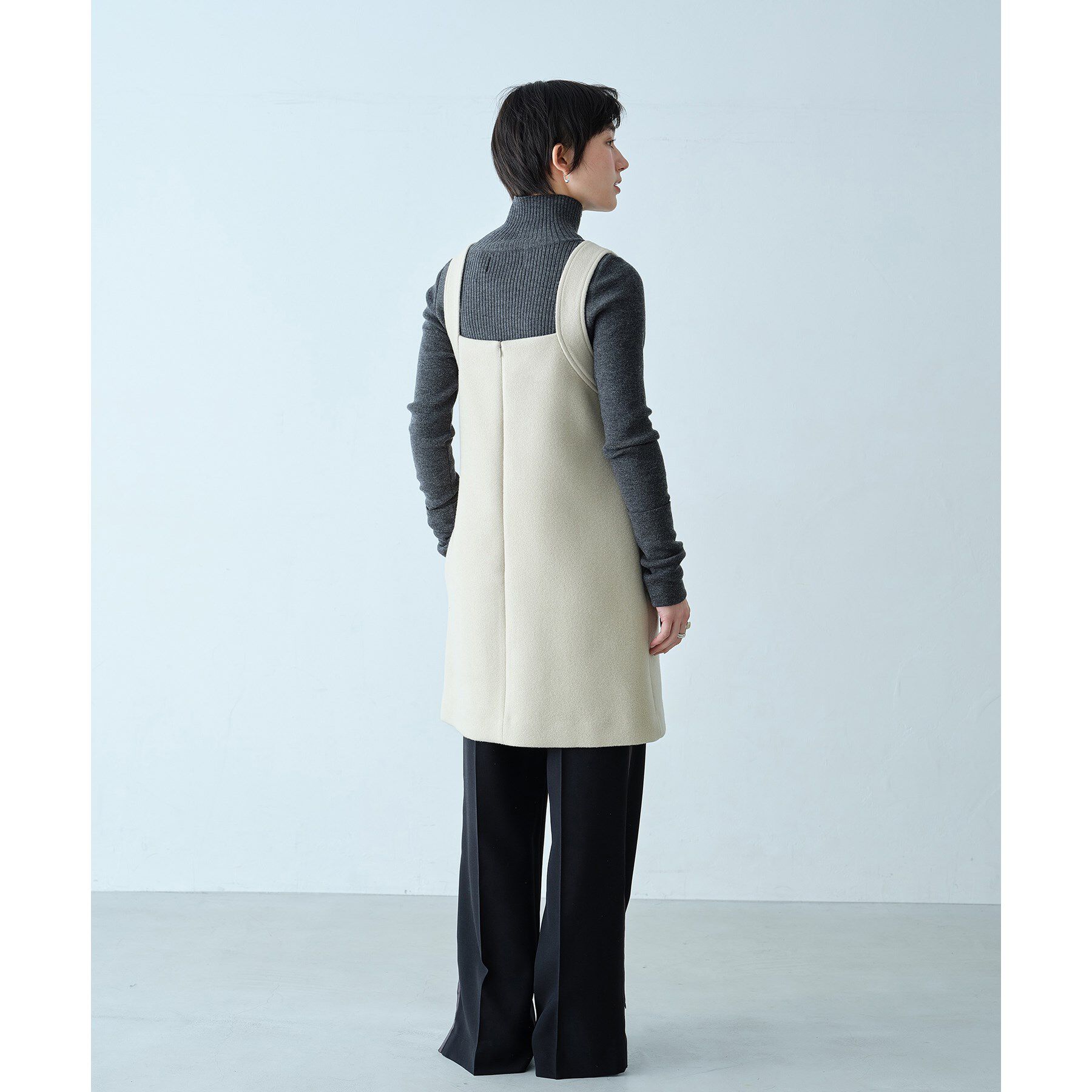 CODE A「wool mini dress」|ワンピース|
