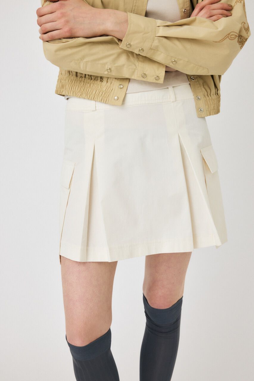 MOUSSY「MILITARY PLEATS スカート」|スカート|