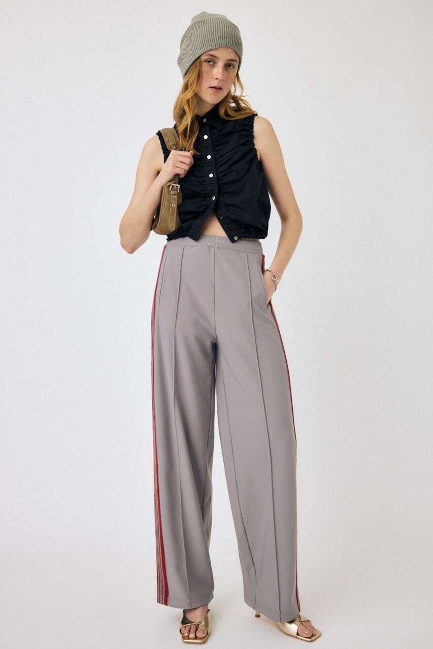 MOUSSY「GATHER SLEEVELESS シャツ」|シャツ・ブラウス|