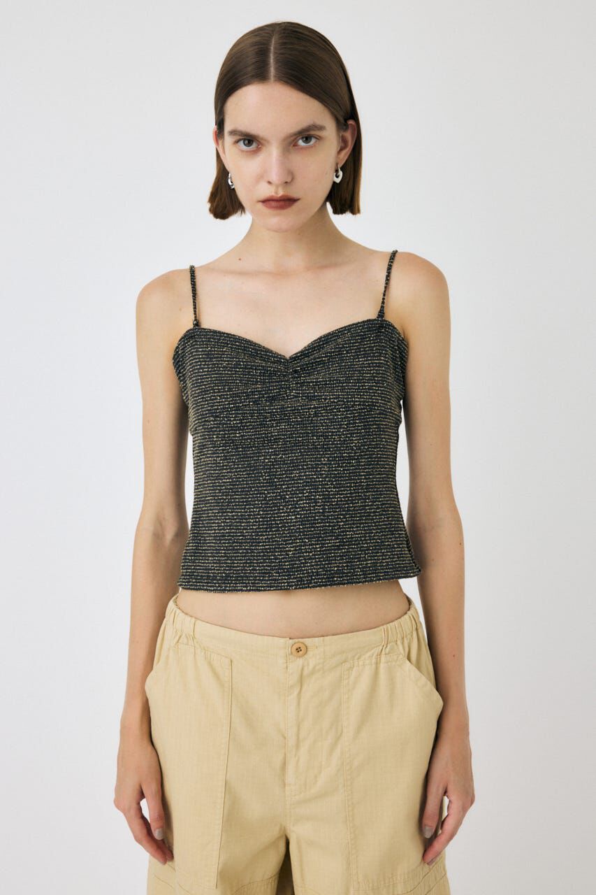 MOUSSY「BOUCLE TWEED キャミ」|キャミソール|