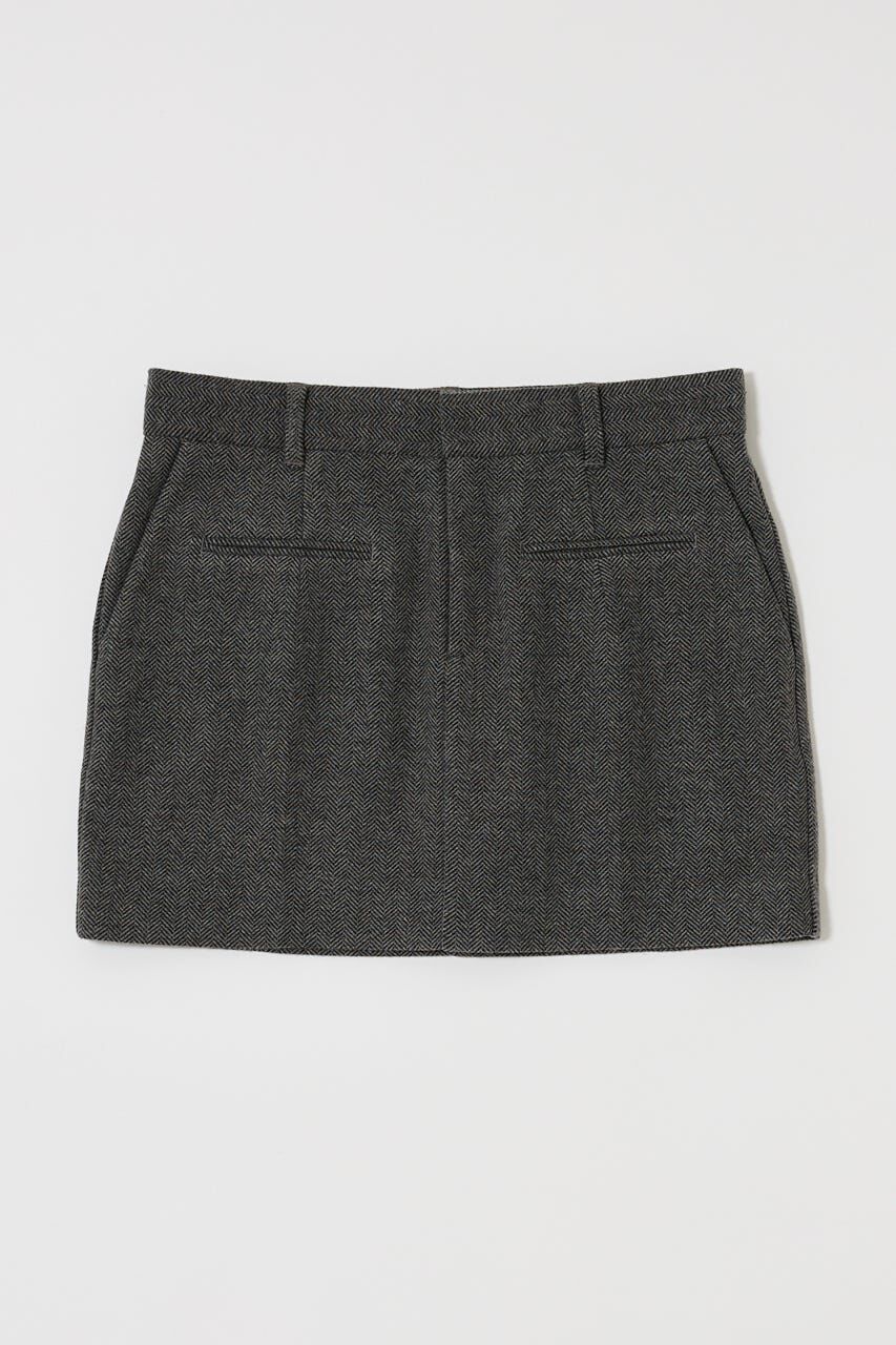 MOUSSY「CENTER PRESSED ミニスカート」|スカート|