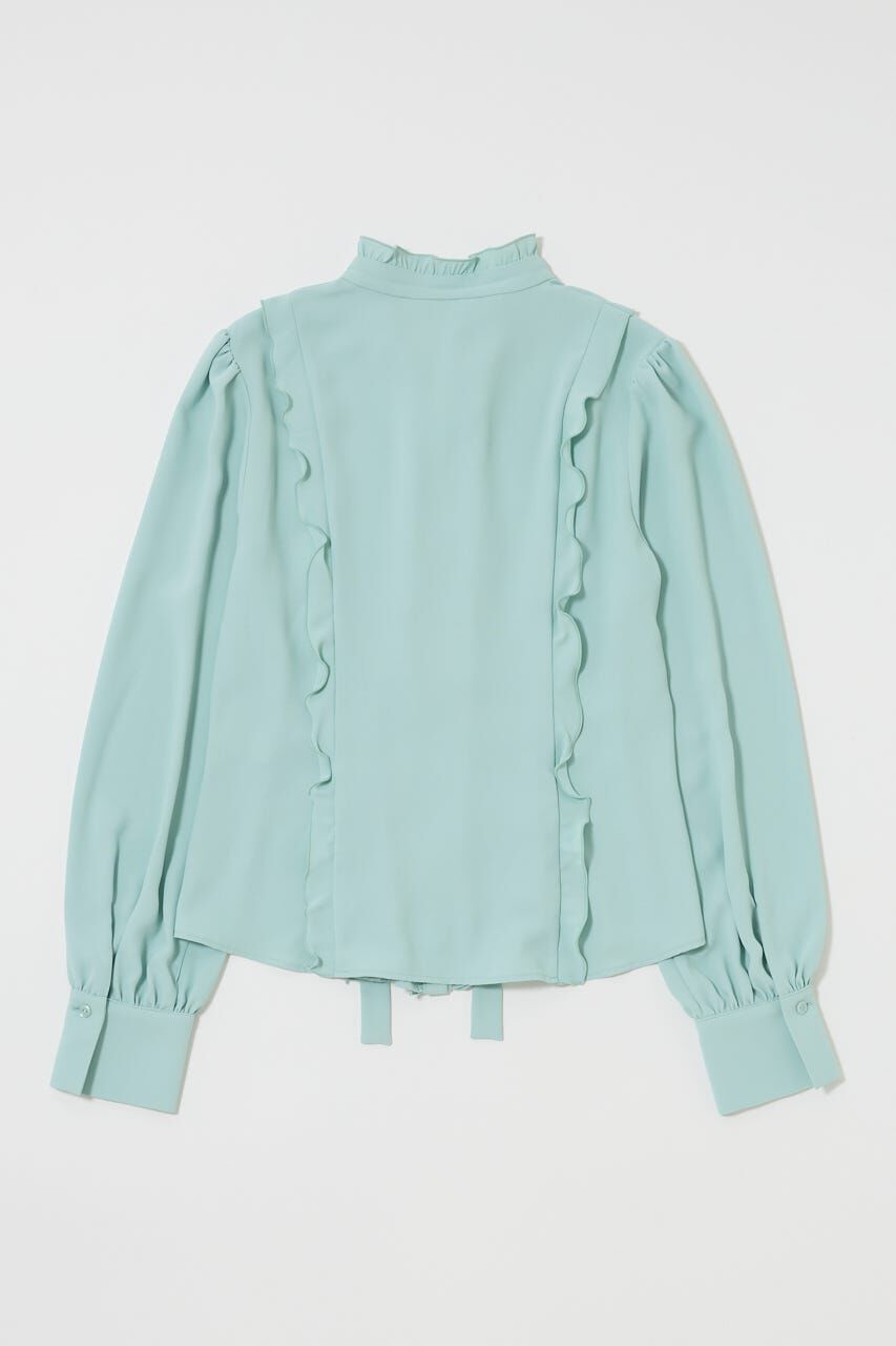 MOUSSY「GEORGETTE RUFFLES ブラウス」|シャツ・ブラウス|