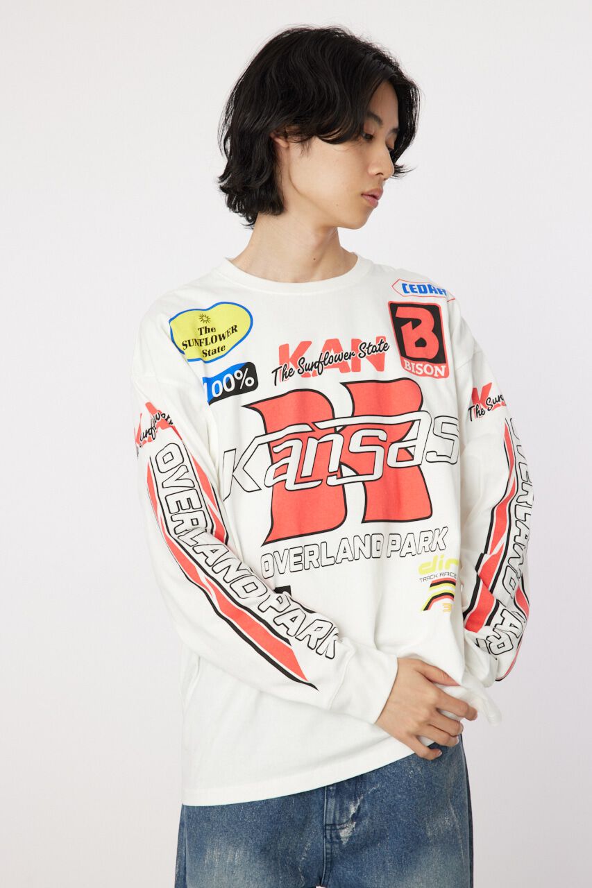 RODEO CROWNS「レーシング ロングスリーブTシャツ」|Tシャツ・カットソー|