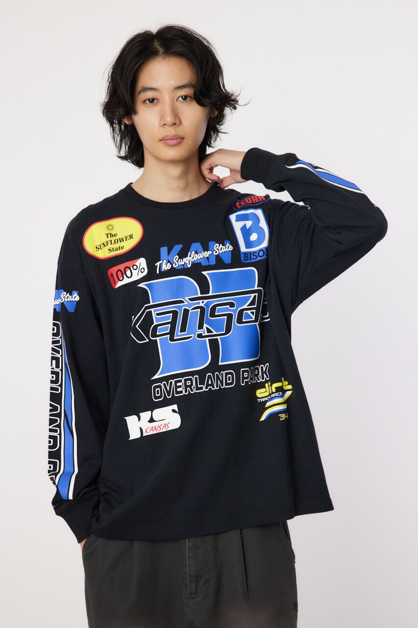 RODEO CROWNS「レーシング ロングスリーブTシャツ」|Tシャツ・カットソー|