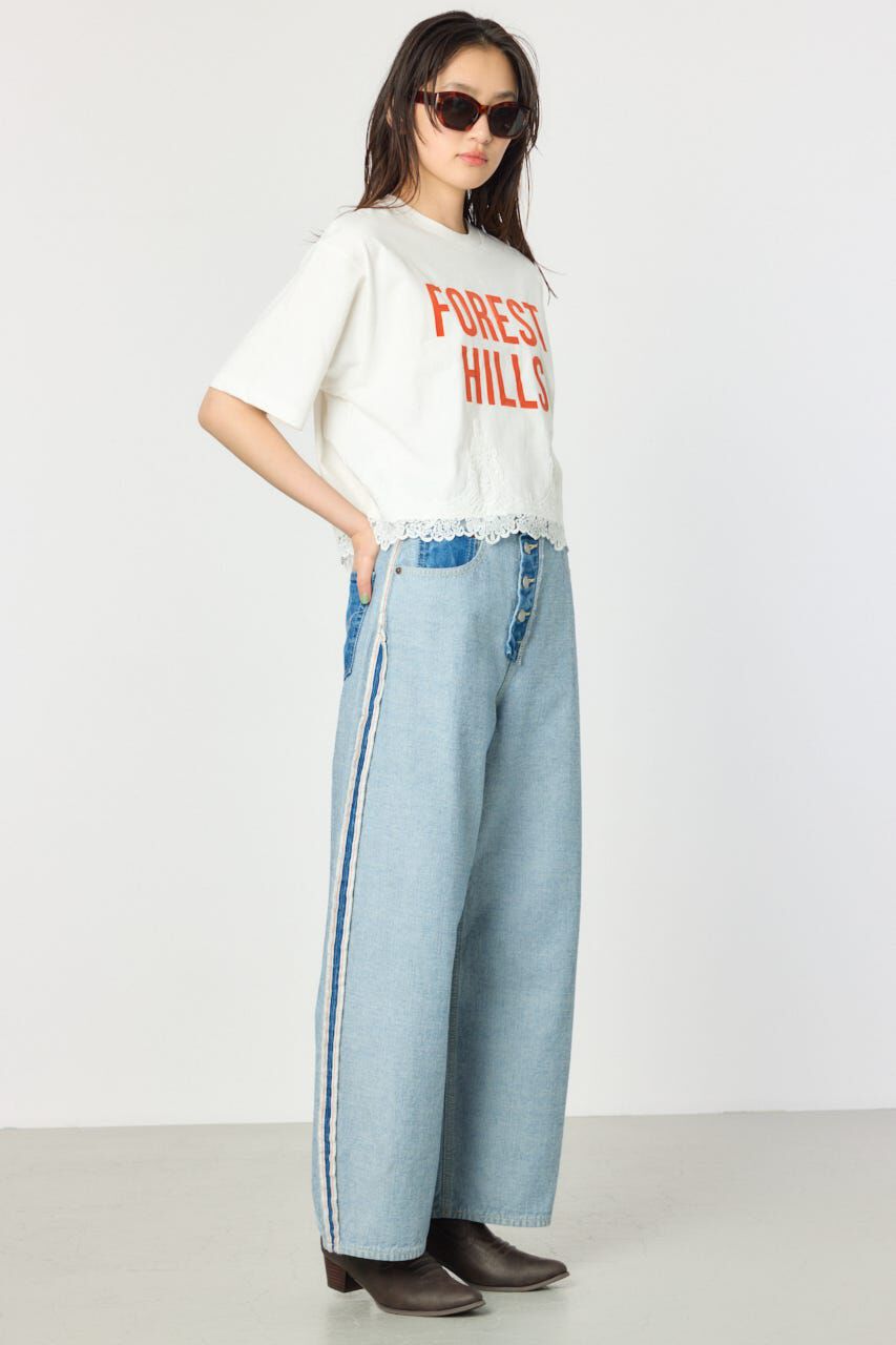RODEO CROWNS「ヘムレースTシャツ」|Tシャツ・カットソー|