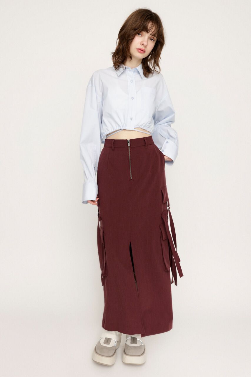 SLY「FRONT ZIP CARGO スカート」|スカート|