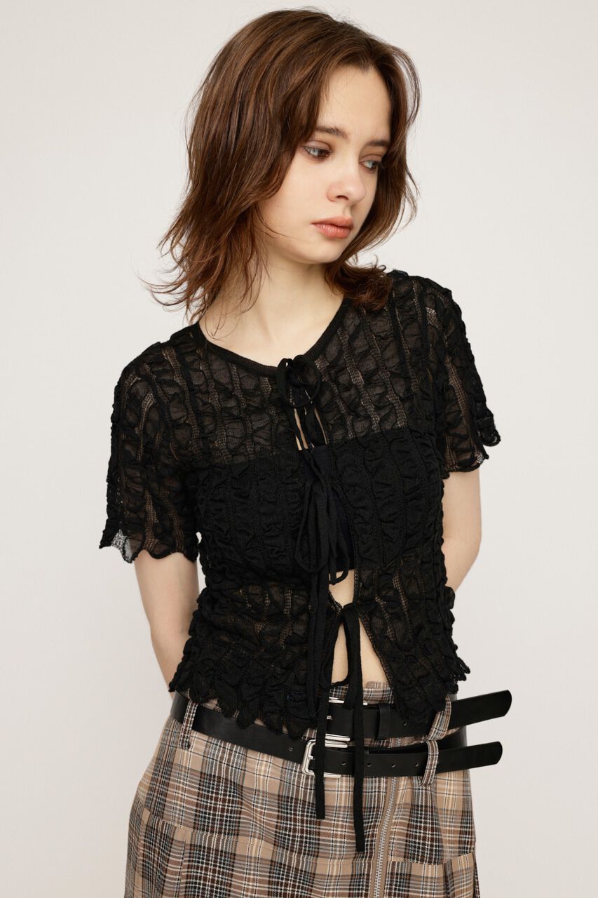 SLY「SHEER 2WAY トップス」|ニット・セーター|