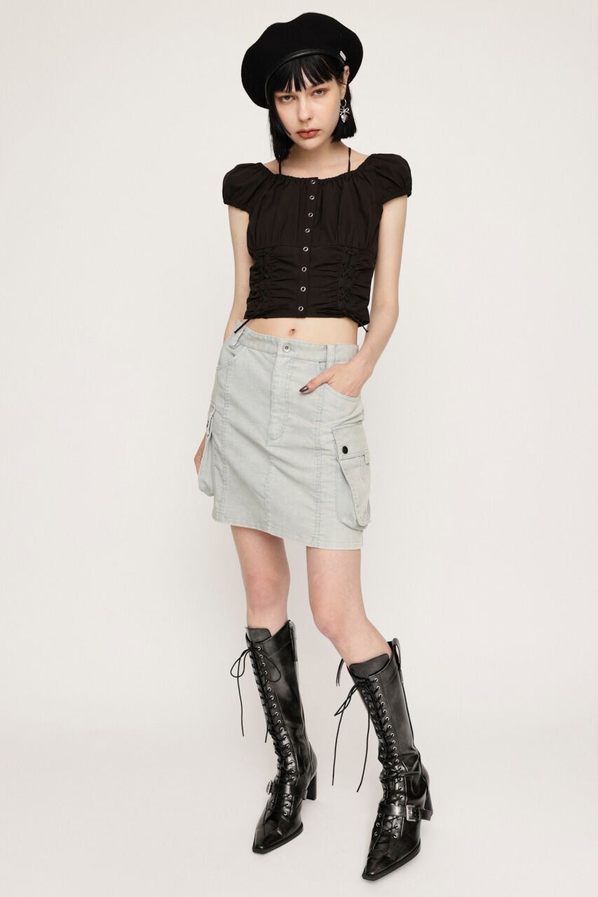 SLY「WASHED CORDUROY ショートスカート」|スカート|