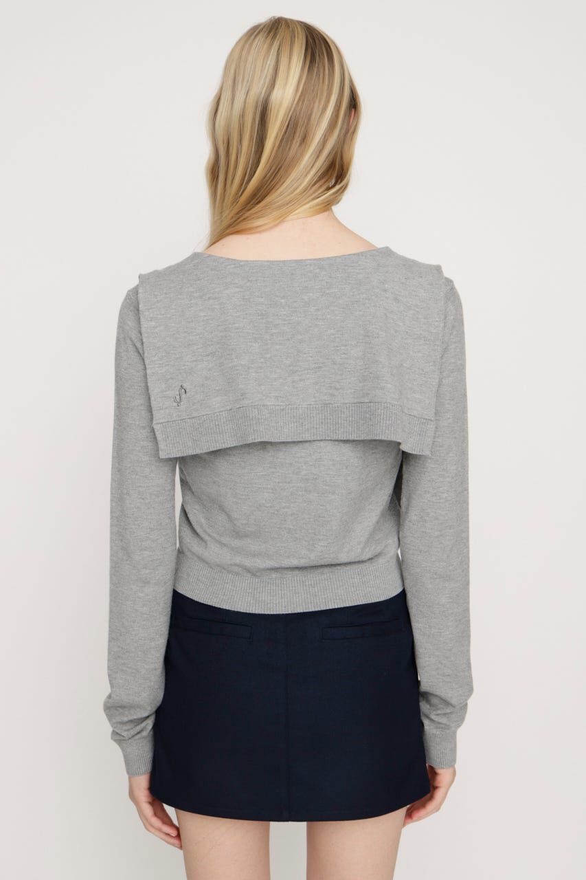 SLY「SAILOR TIE KNIT トップス」|ニット・セーター|