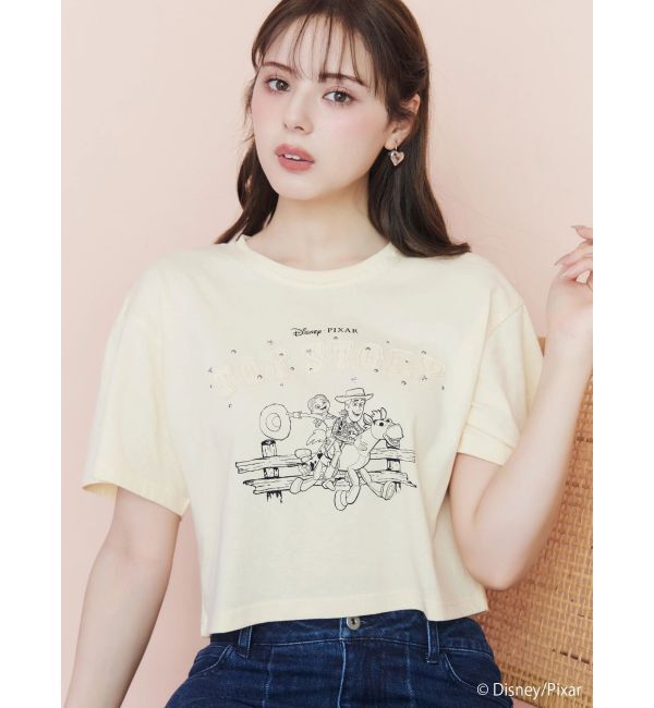 CALNAMUR「【TOY STORY】パッチワークロゴＴシャツ」|Tシャツ・カットソー|イエロー