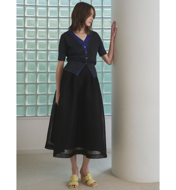 ELENDEEK「COLOR LAYERED HALF SLEEVES KT」|ニット・セーター|